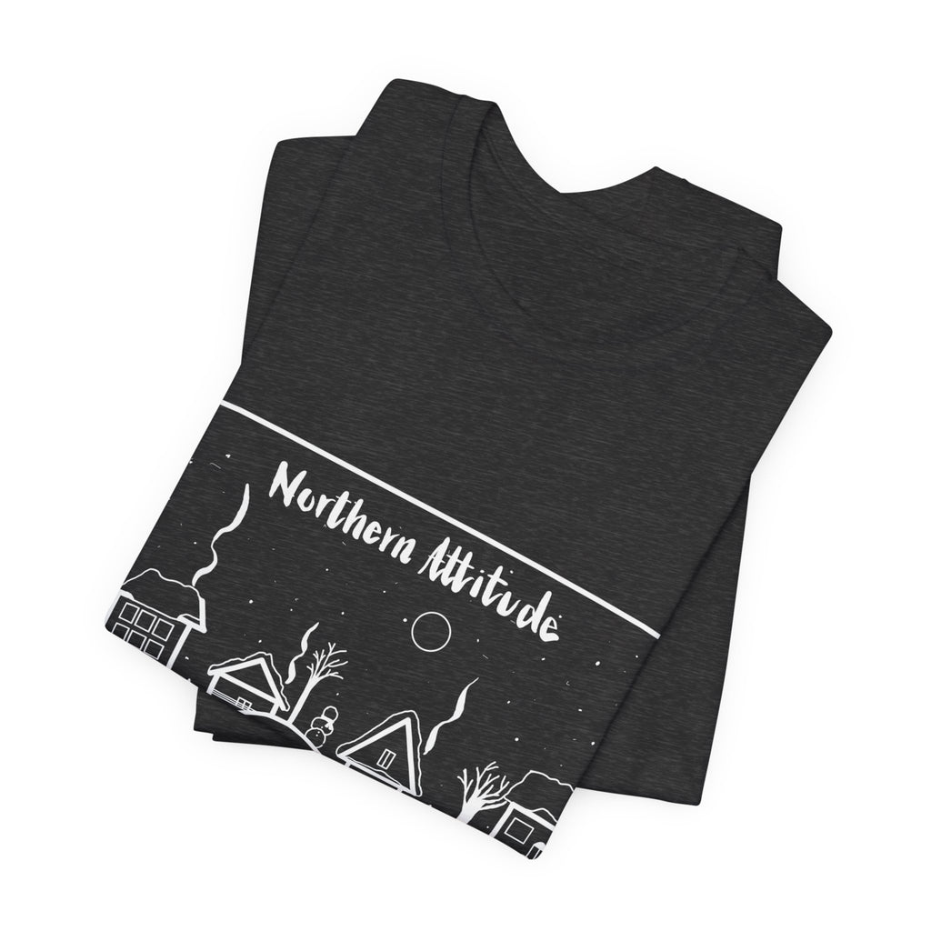 EXPRESS SHIPPING Northern Attitude, NE Inspired Tee Original Hand Drawn Tshirt