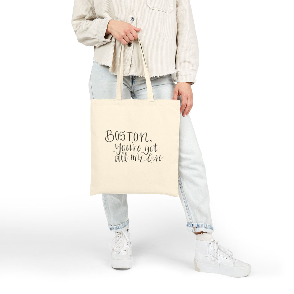 Boston, You've Got All My Love, New England Pride Merch Bag Original Hand Drawn Tote