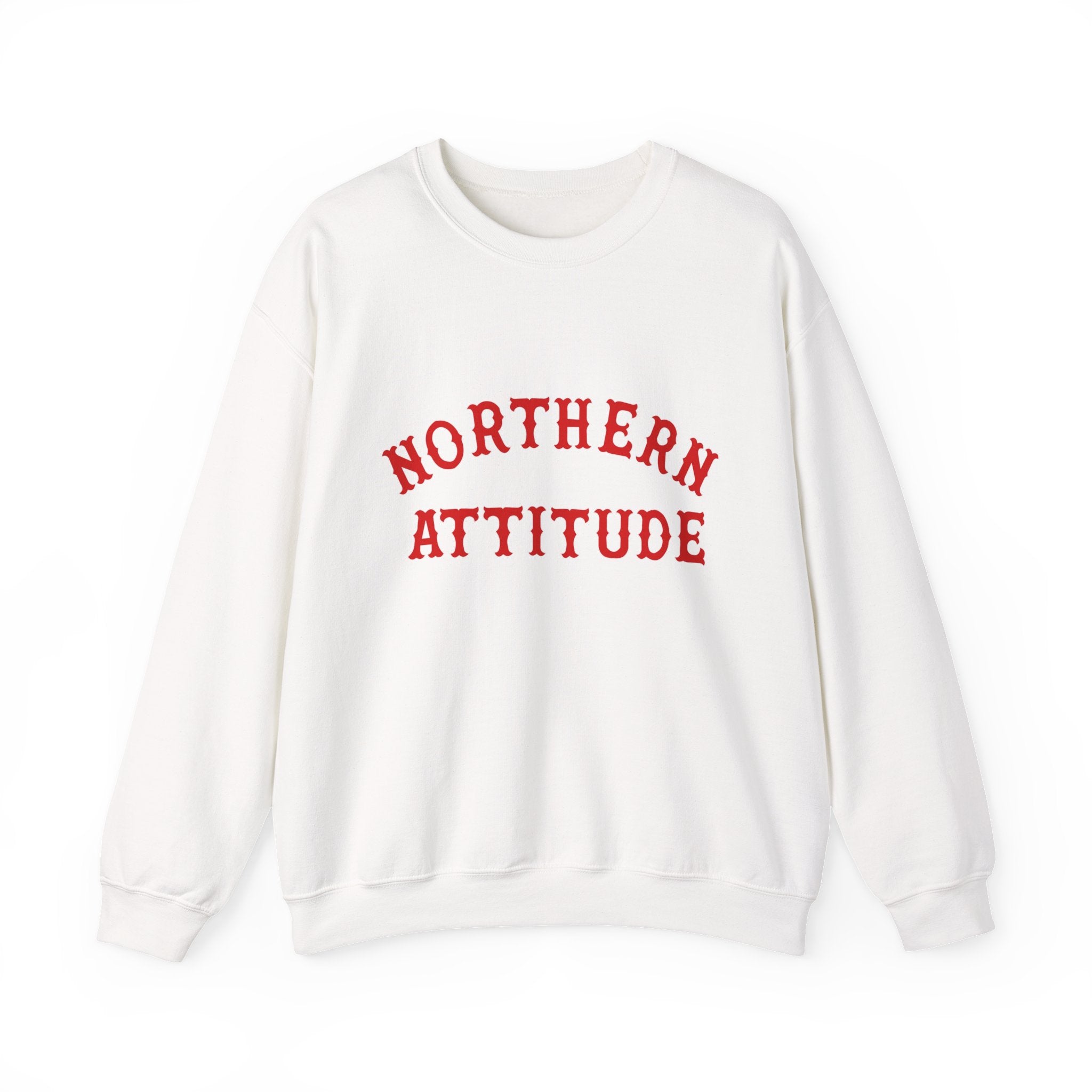 Northerner's Attitude New England Funny Humor Crewneck Original Hand Drawn Sweatshirt