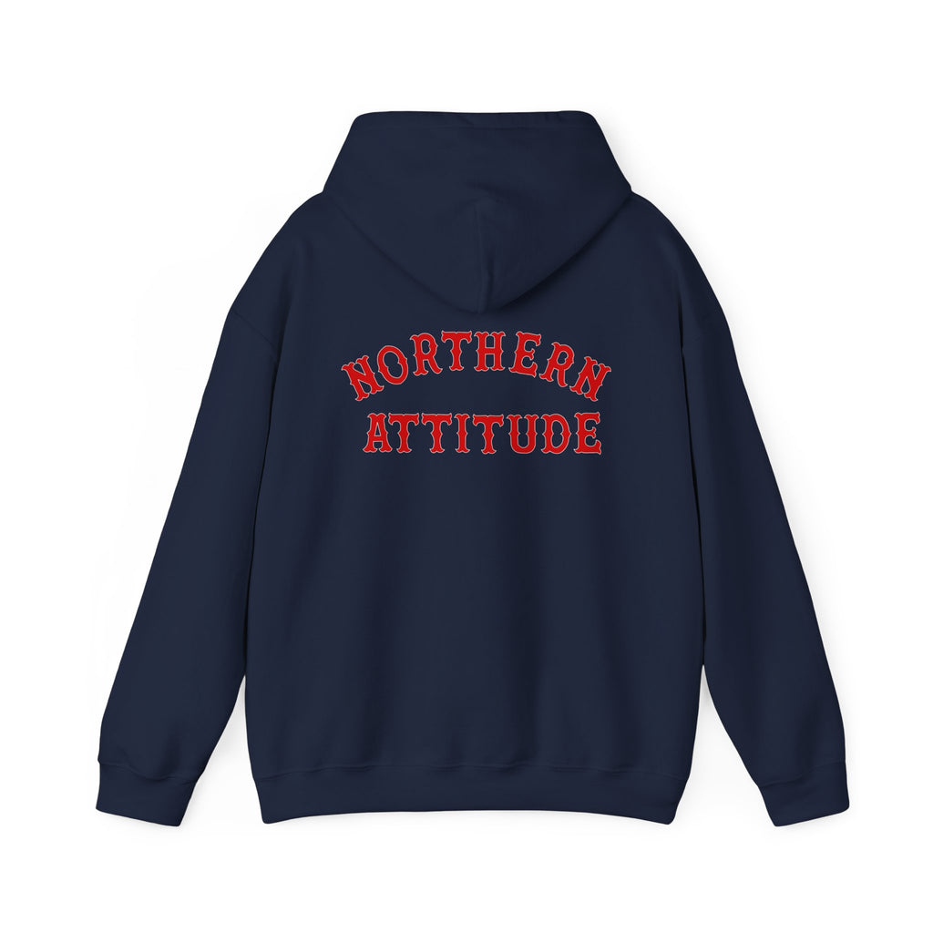 Northern Attitude Fenway New England Funny Humor Double-Sided Adult Hoodie Original Hand Drawn Sweatshirt