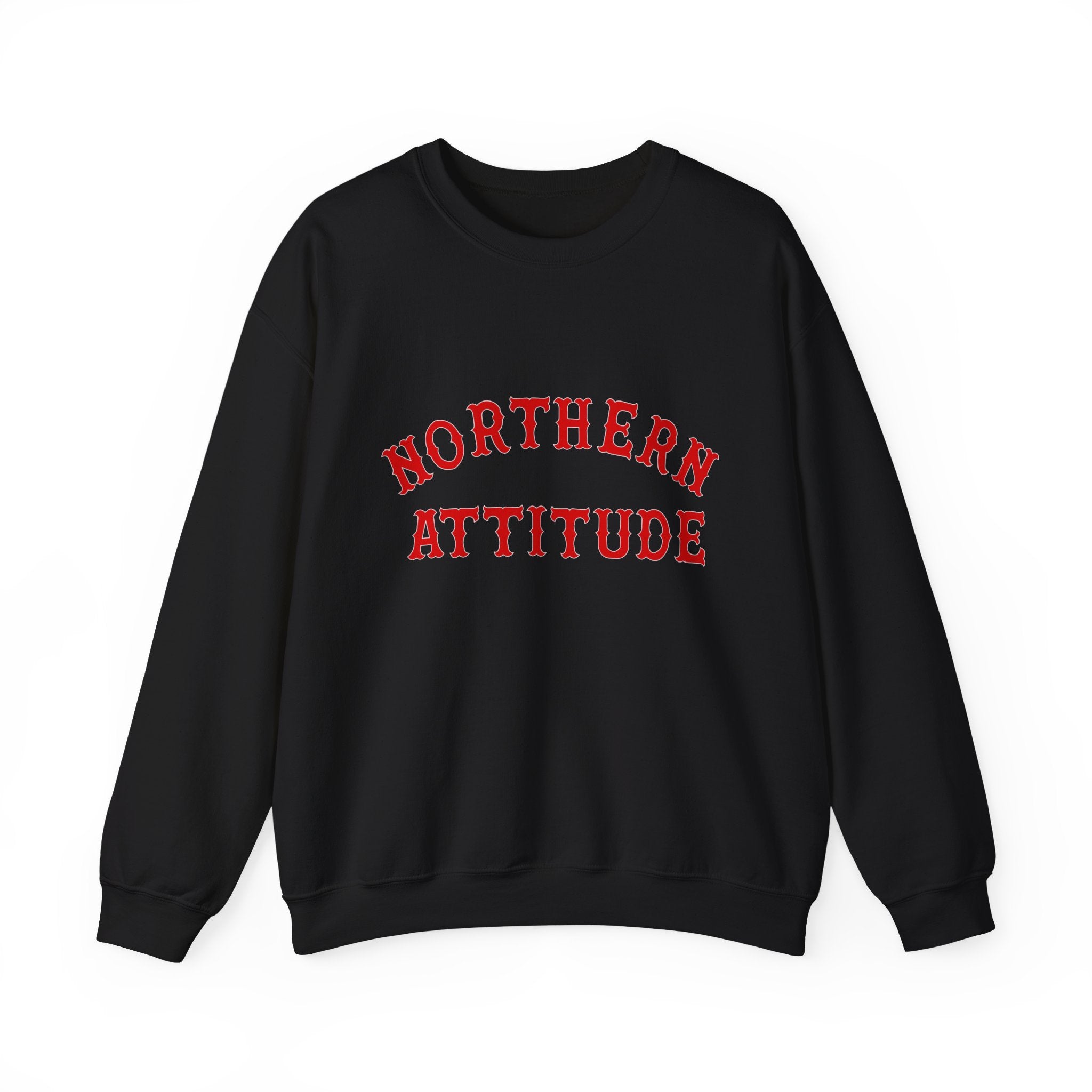 Northerner's Attitude New England Funny Humor Crewneck Original Hand Drawn Sweatshirt