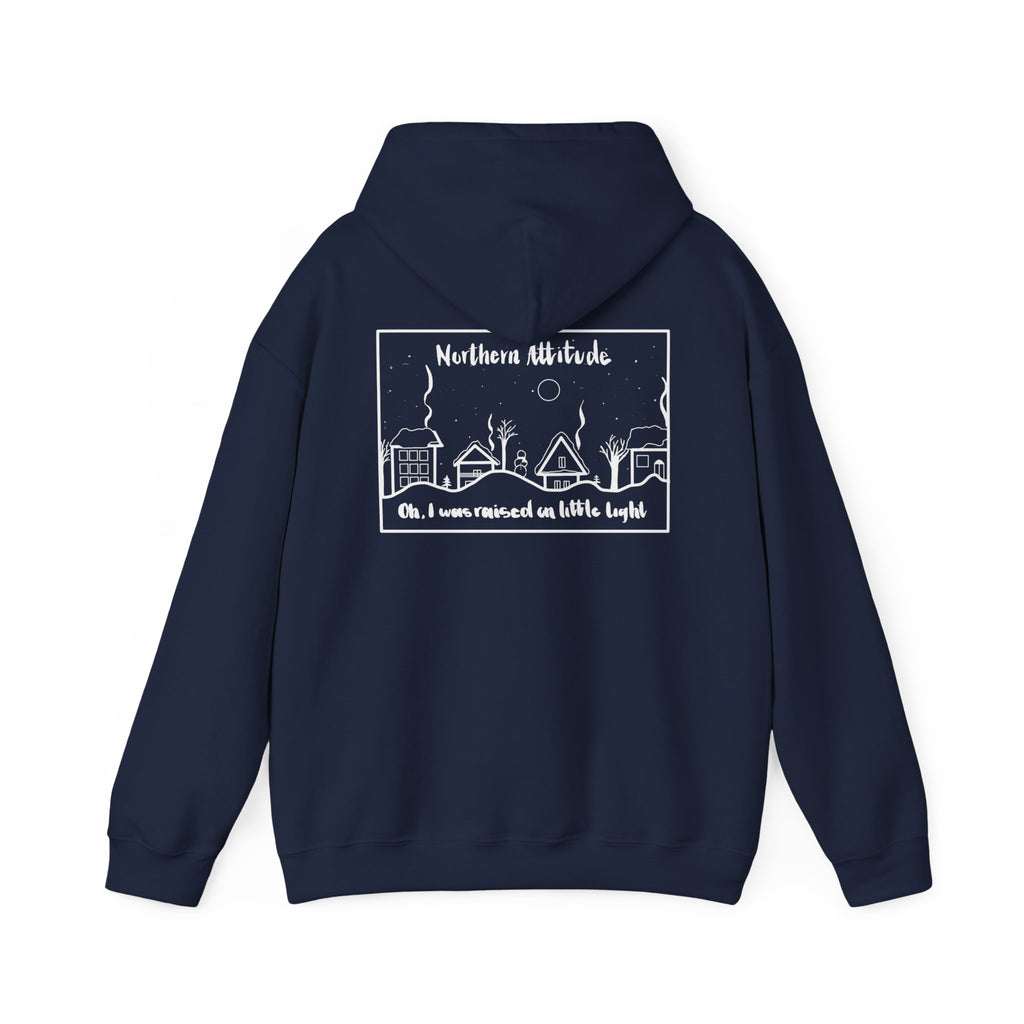 Northern Attitude New England Funny Humor Hoodie Original Hand Drawn Sweatshirt