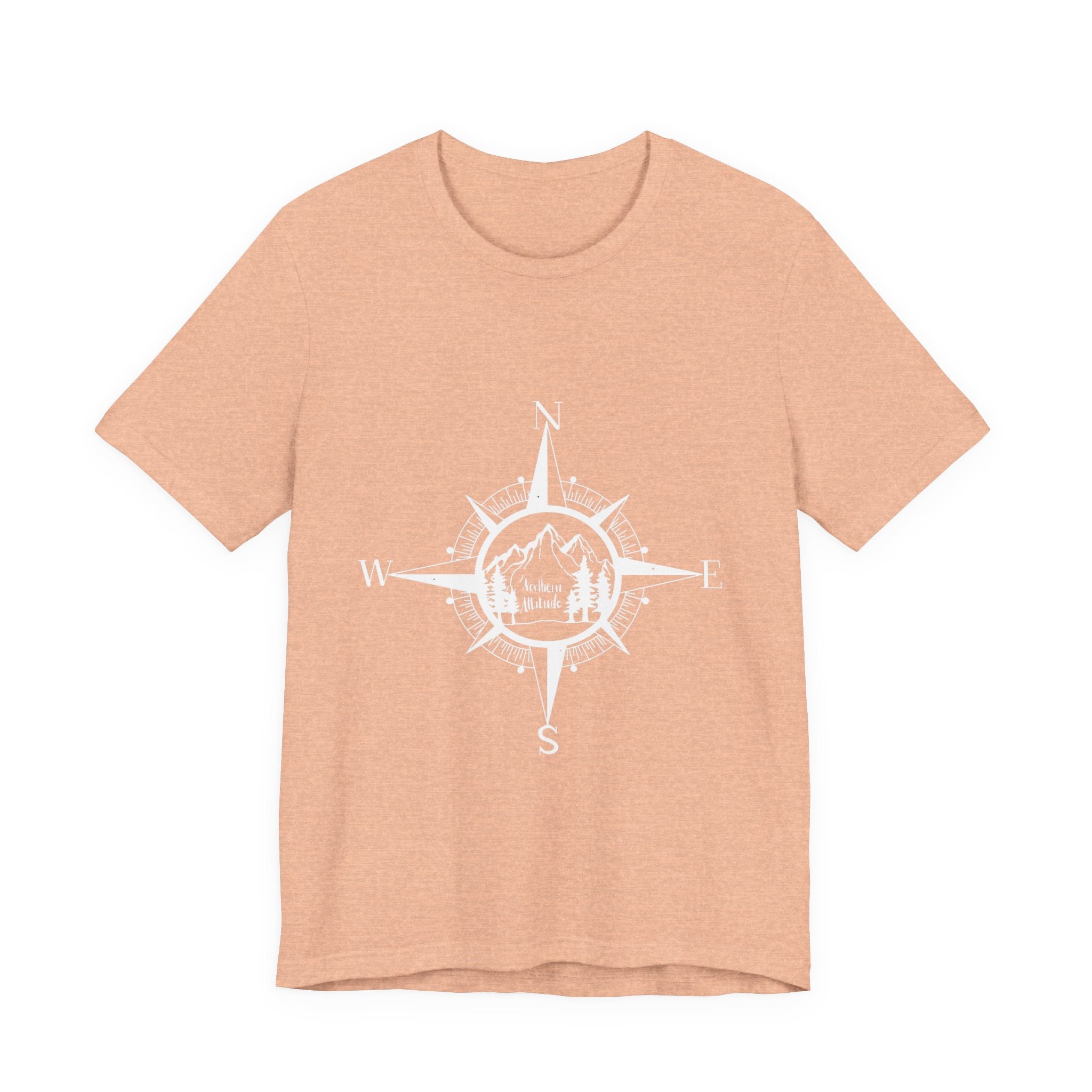 Northern Attitude Compass Rose Music Tee Original Hand Drawn Tshirt