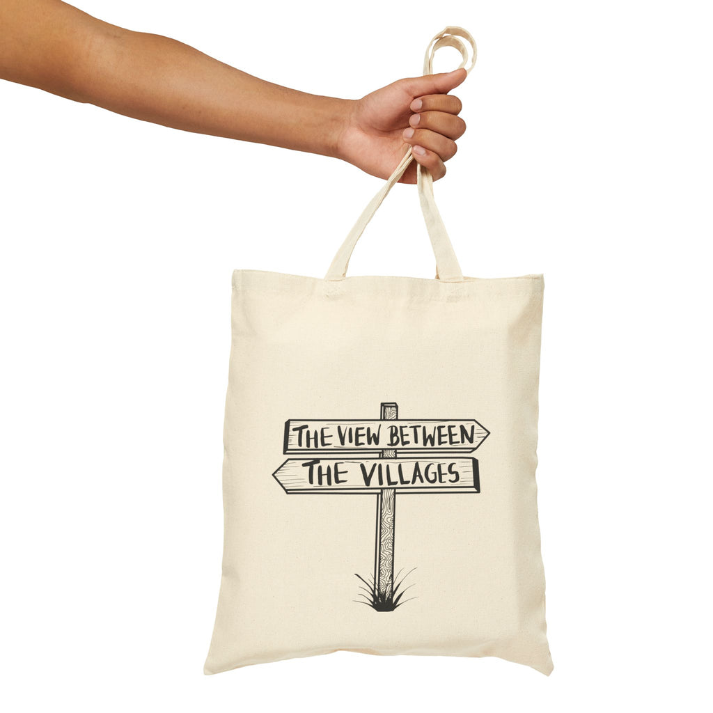 The View Bet The Villages Road Sign Tote Original Hand Drawn Bag
