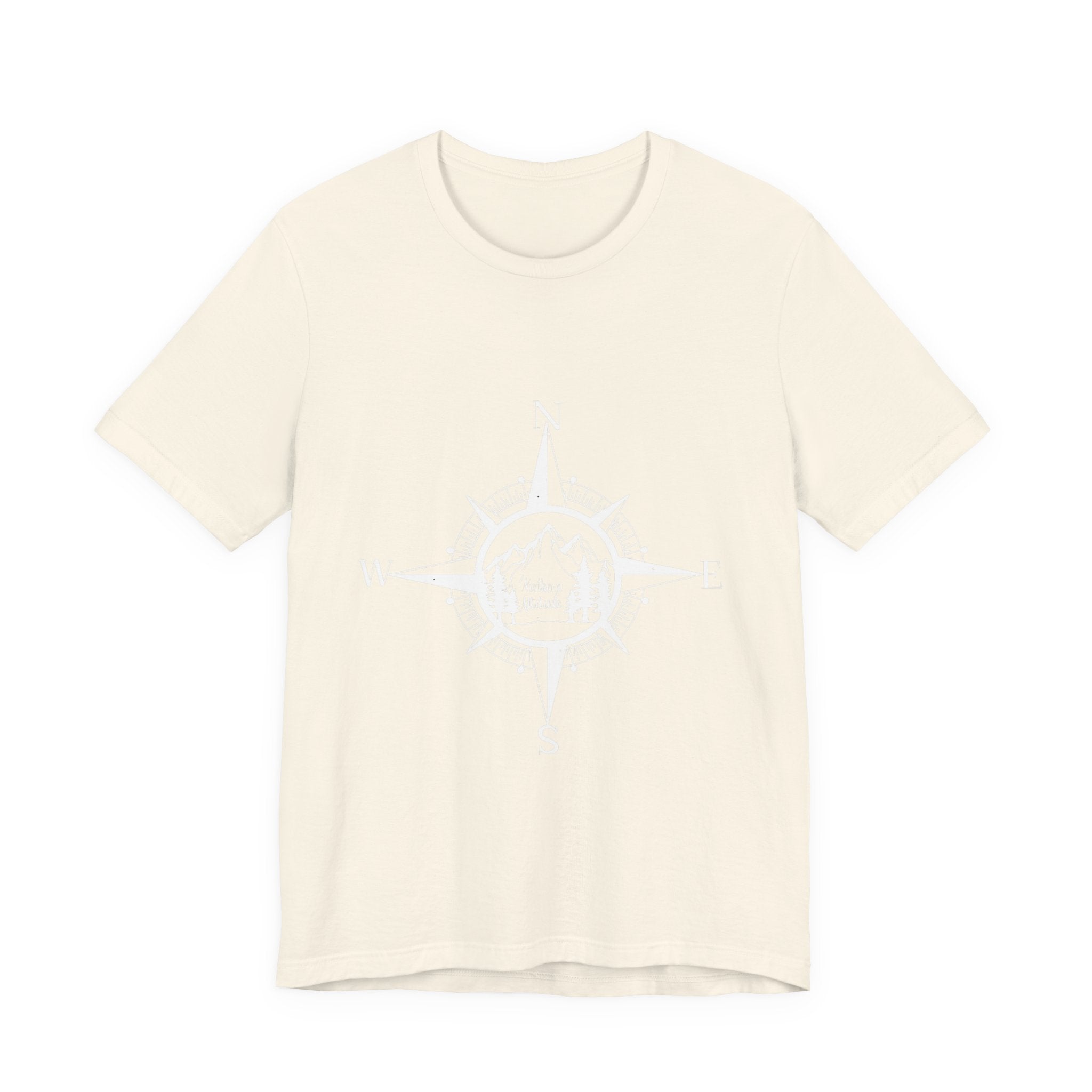 Northern Attitude Compass Rose Music Tee Original Hand Drawn Tshirt
