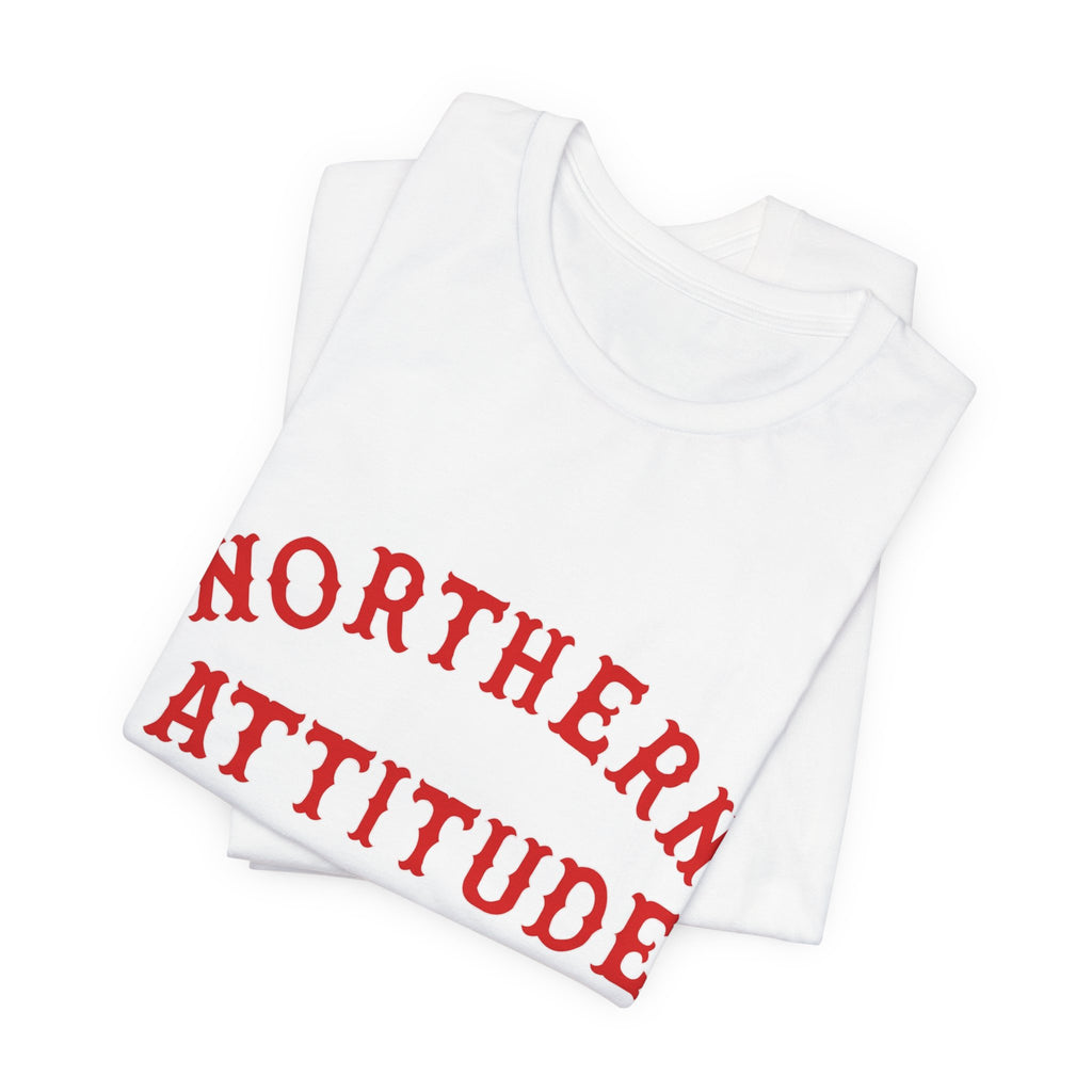 Northerners Attitude - I'm Mean Because I Grew Up in New England Funny Humor Tshirt Original Hand Drawn Tee