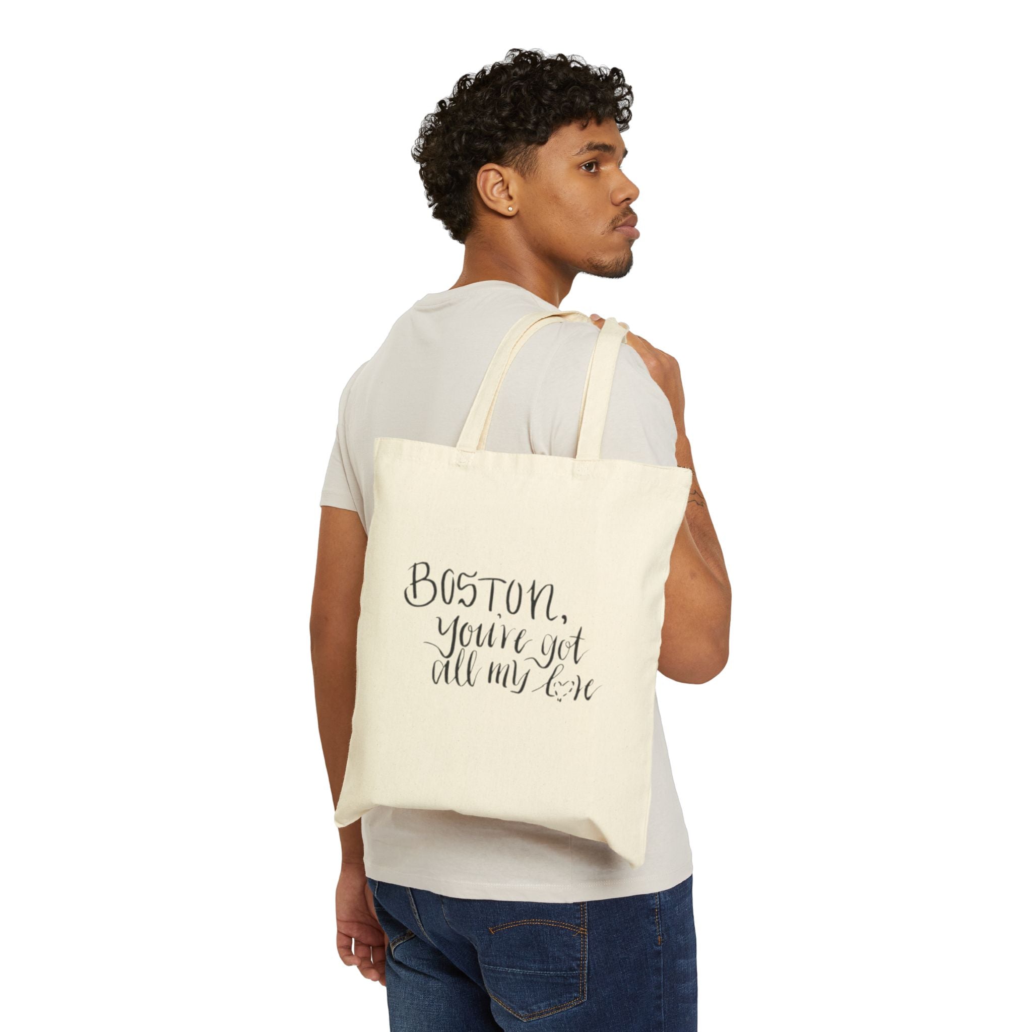 Boston, You've Got All My Love, New England Pride Merch Bag Original Hand Drawn Tote