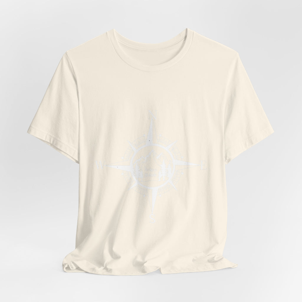 Northern Attitude Compass Rose Music Tee Original Hand Drawn Tshirt