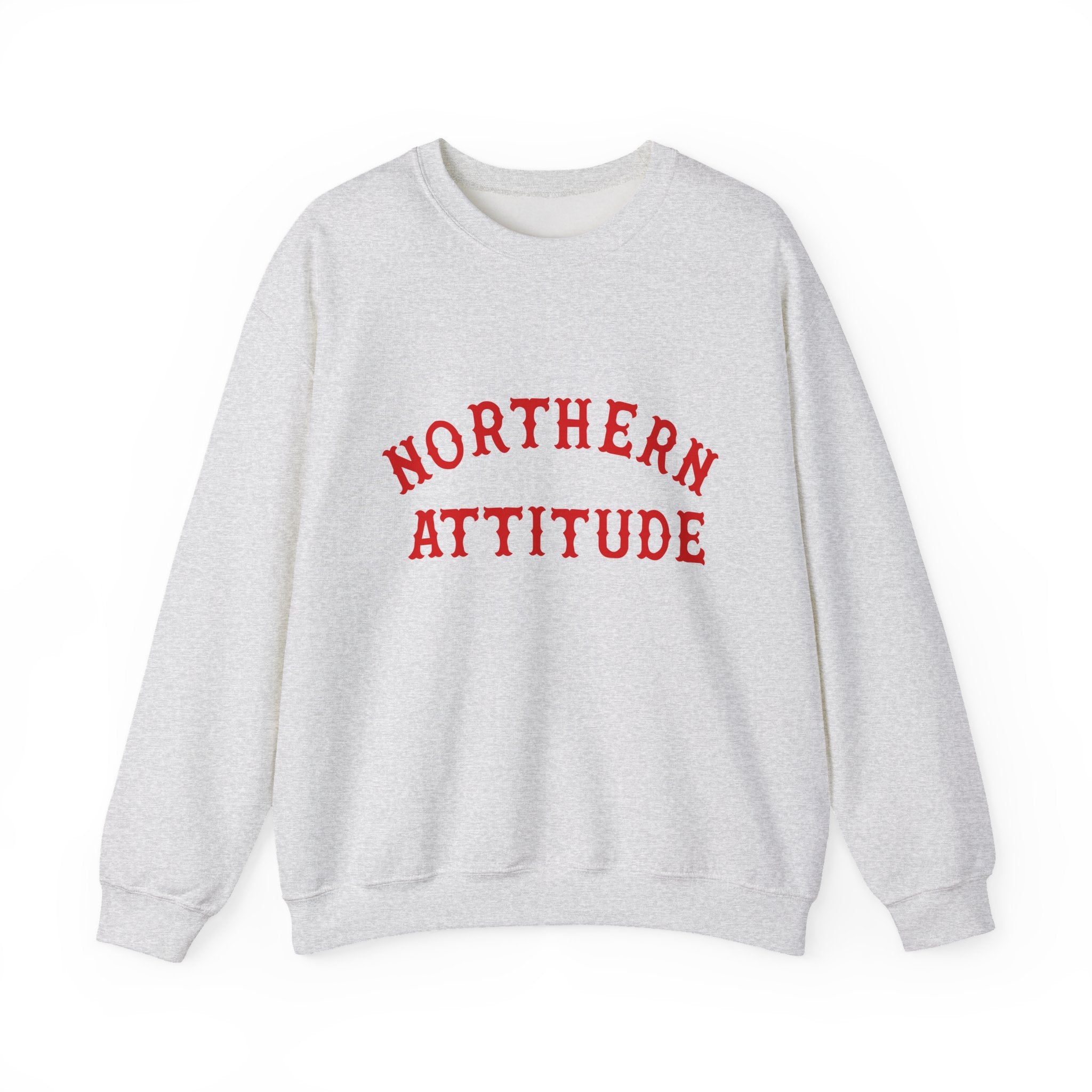 Northerner's Attitude New England Funny Humor Crewneck Original Hand Drawn Sweatshirt