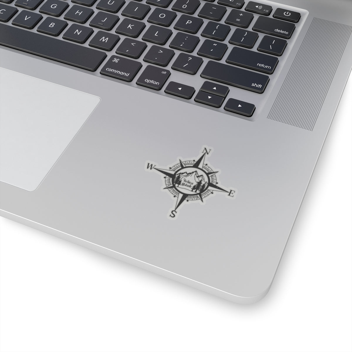 Northern Attitude Compass Rose Music Sticker Original Hand Drawn Decal