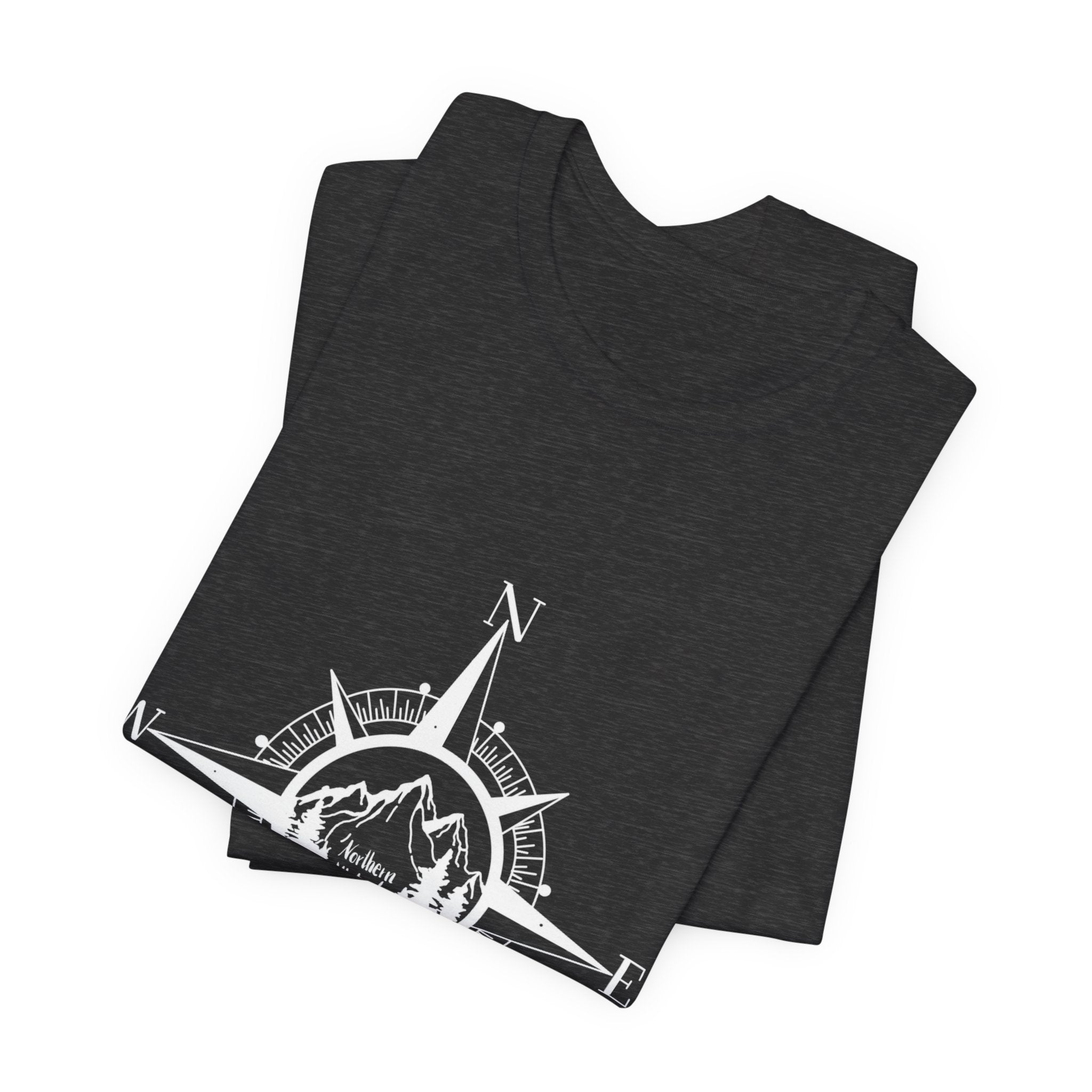Northern Attitude Compass Rose Music Tee Original Hand Drawn Tshirt