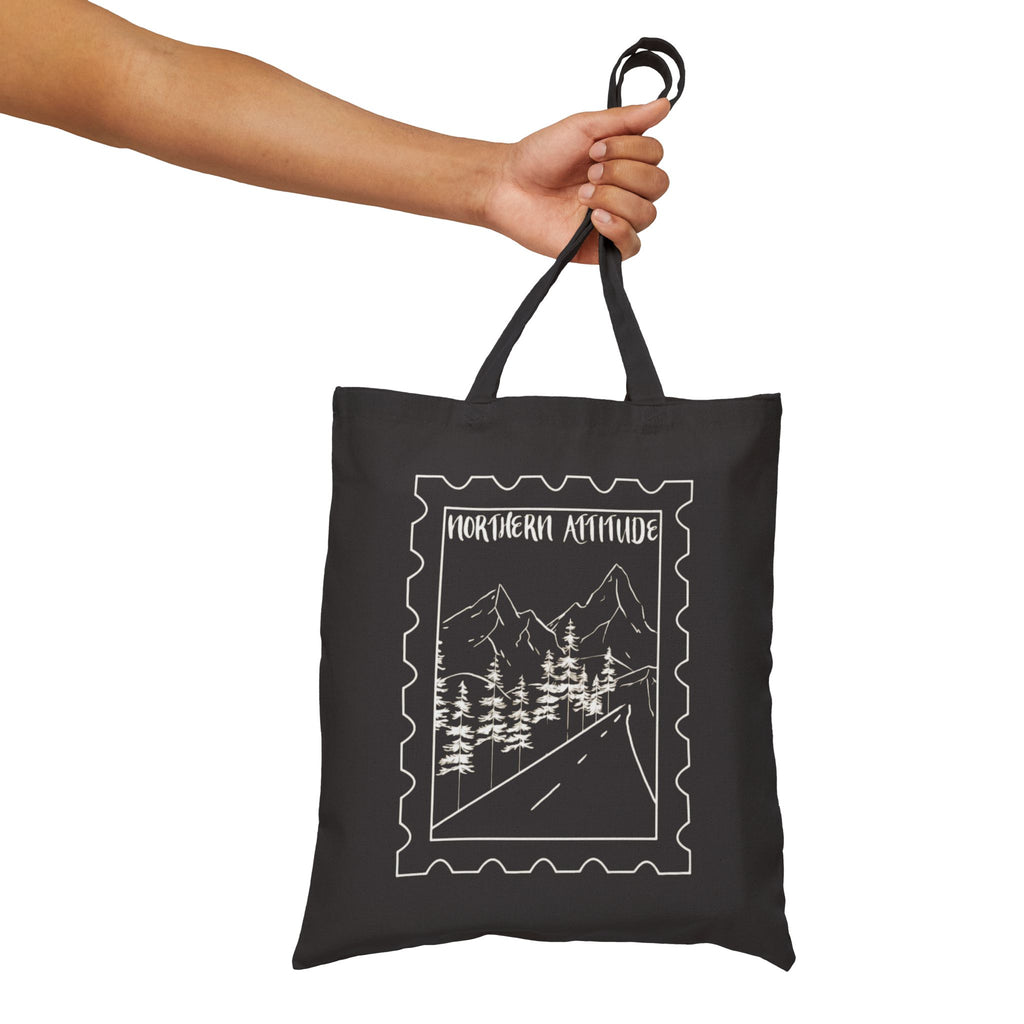 New England Northern Attitude Stamp Merch Bag Original Hand Drawn Tote