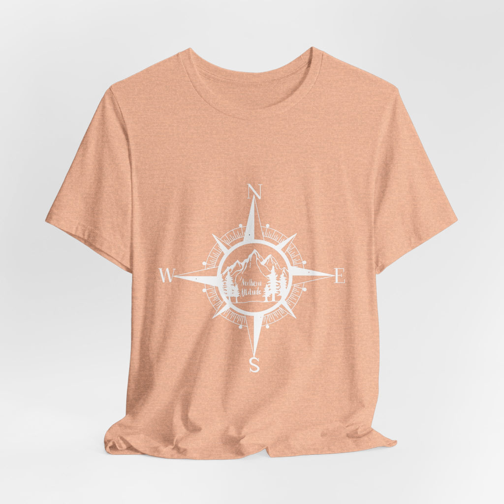 Northern Attitude Compass Rose Music Tee Original Hand Drawn Tshirt