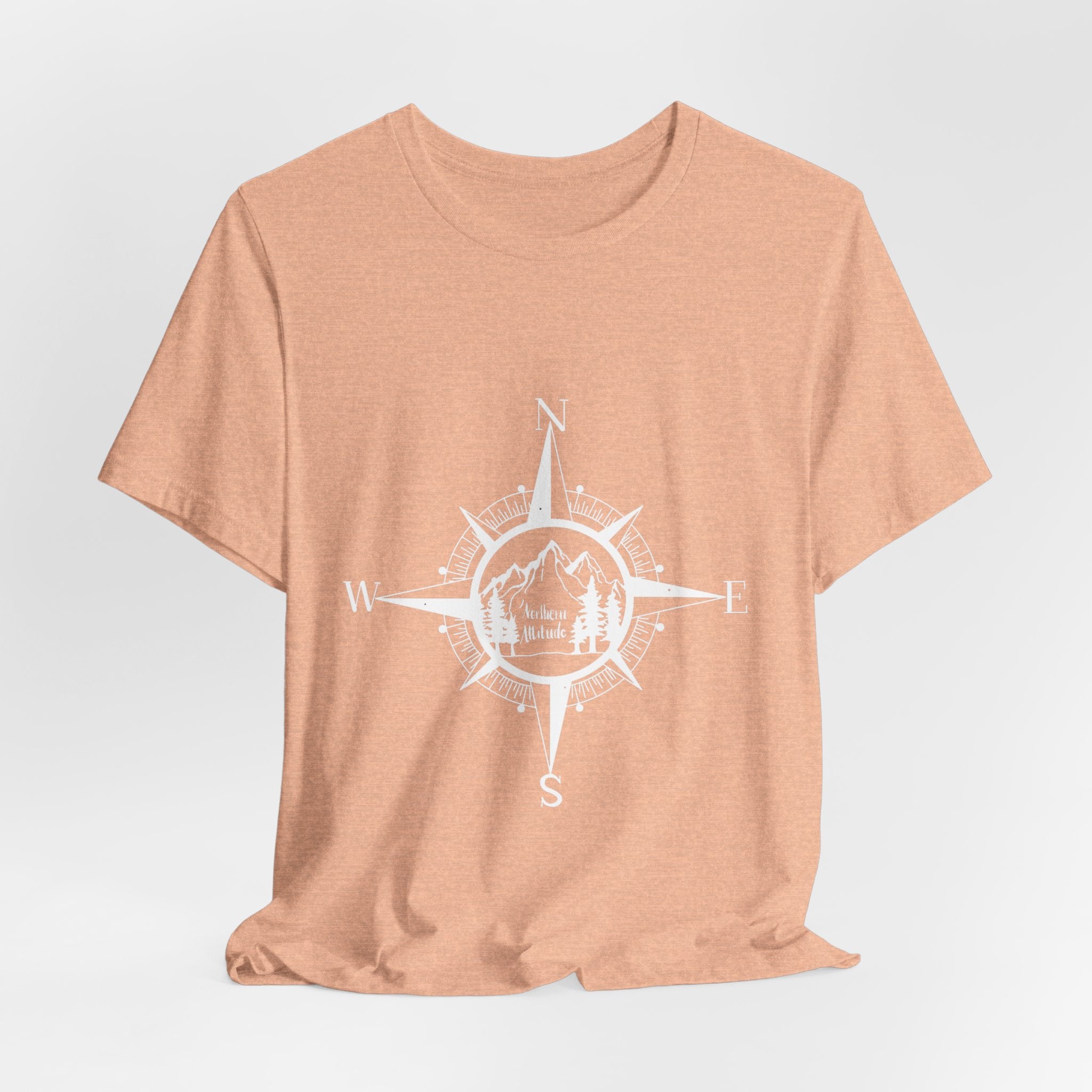Northern Attitude Compass Rose Music Tee Original Hand Drawn Tshirt