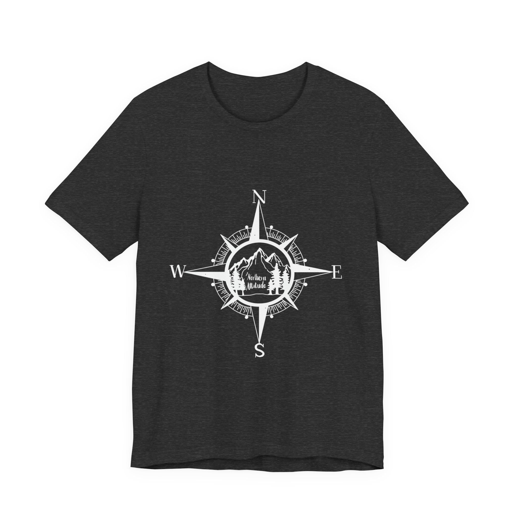 Northern Attitude Compass Rose Music Tee Original Hand Drawn Tshirt