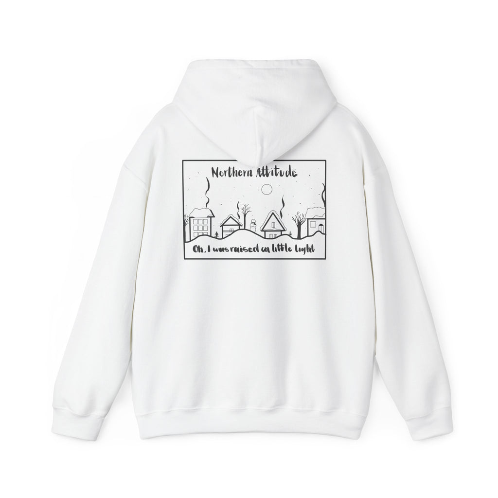 Northern Attitude New England Funny Humor Hoodie Original Hand Drawn Sweatshirt