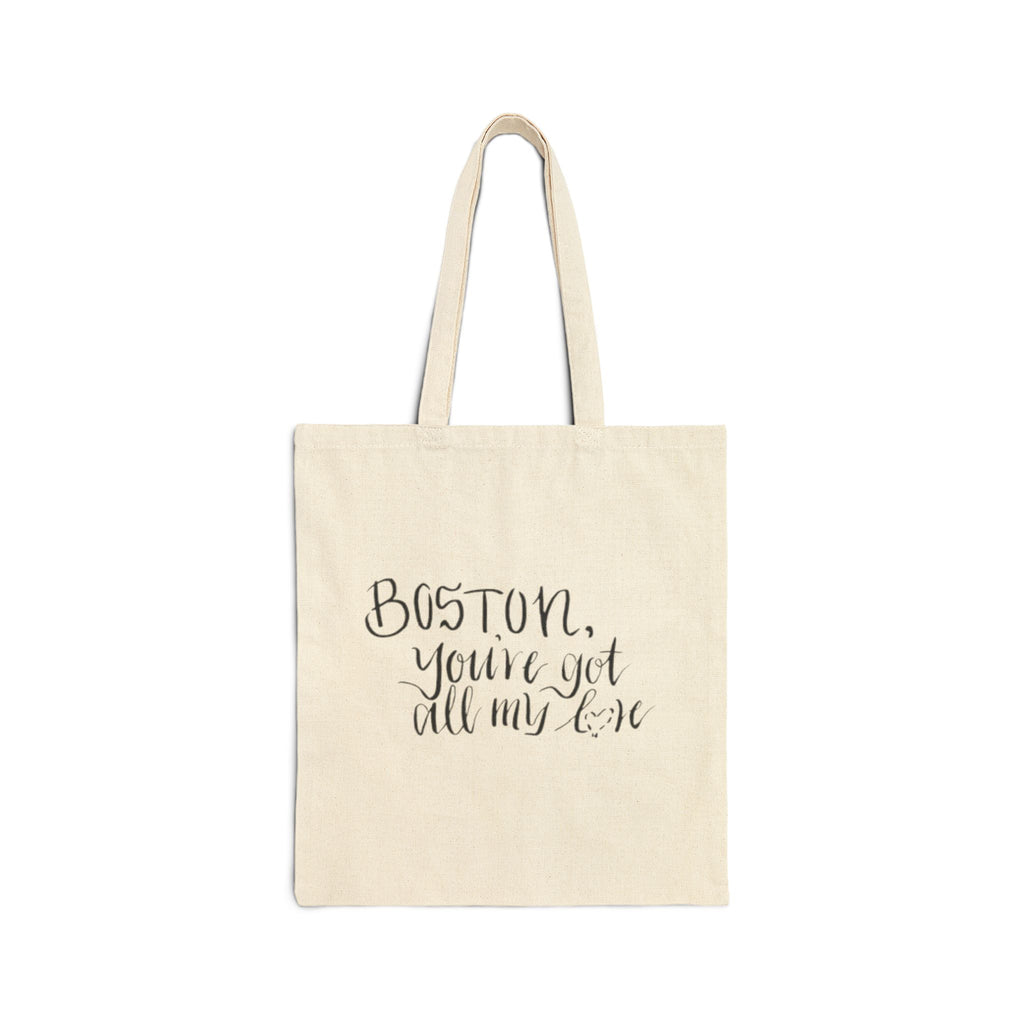 Boston, You've Got All My Love, New England Pride Merch Bag Original Hand Drawn Tote