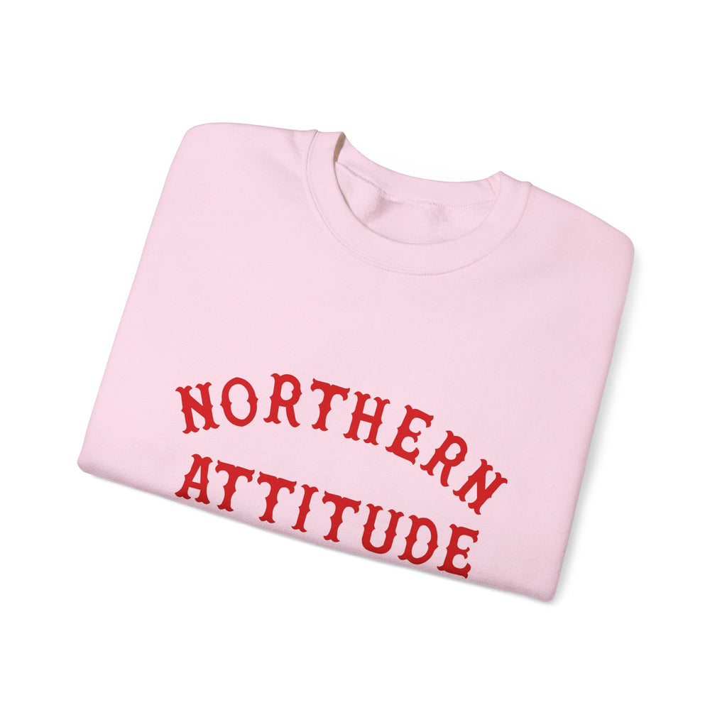 Northerner's Attitude New England Funny Humor Crewneck Original Hand Drawn Sweatshirt