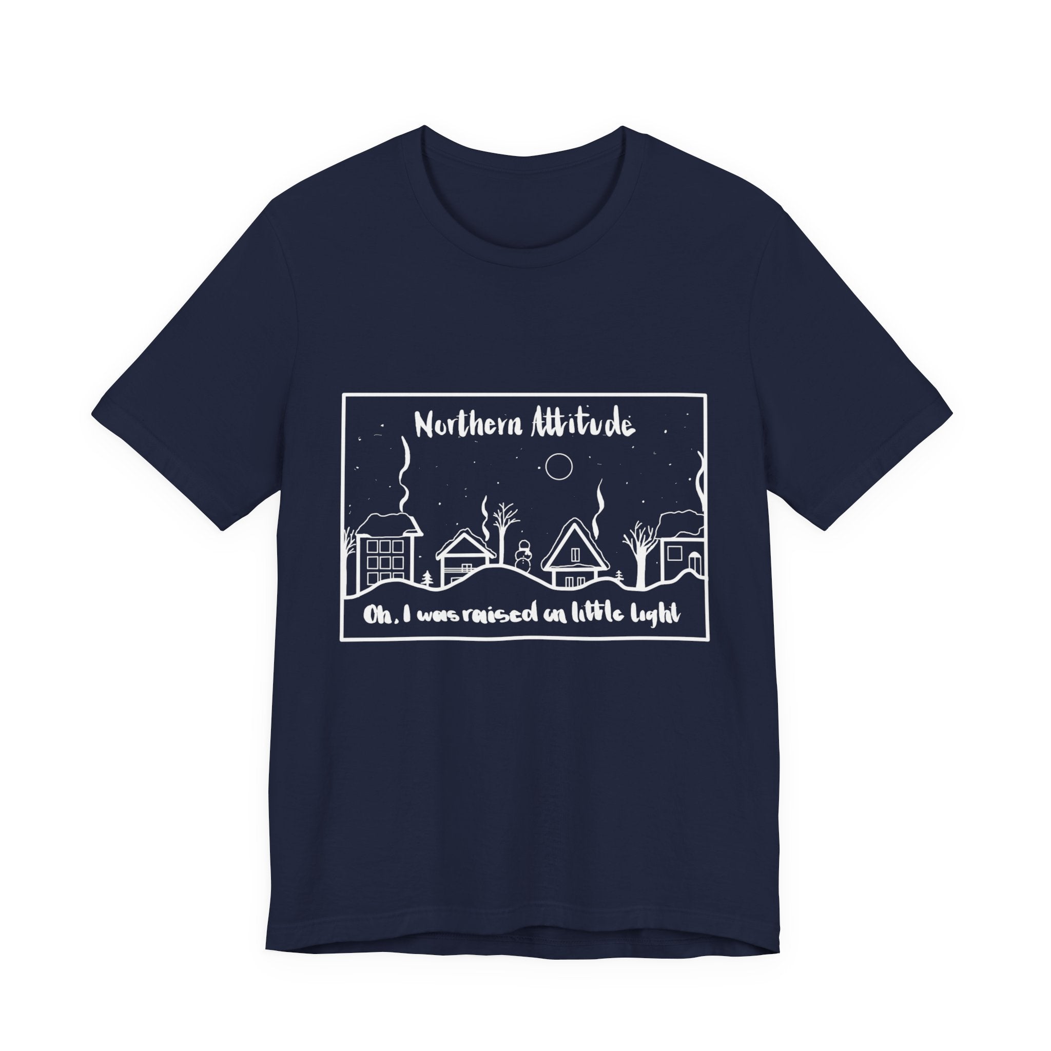EXPRESS SHIPPING Northern Attitude, NE Inspired Tee Original Hand Drawn Tshirt