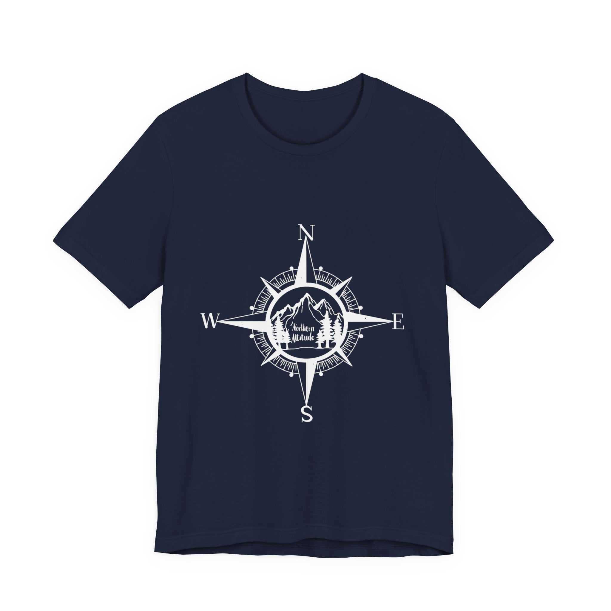 Northern Attitude Compass Rose Music Tee Original Hand Drawn Tshirt