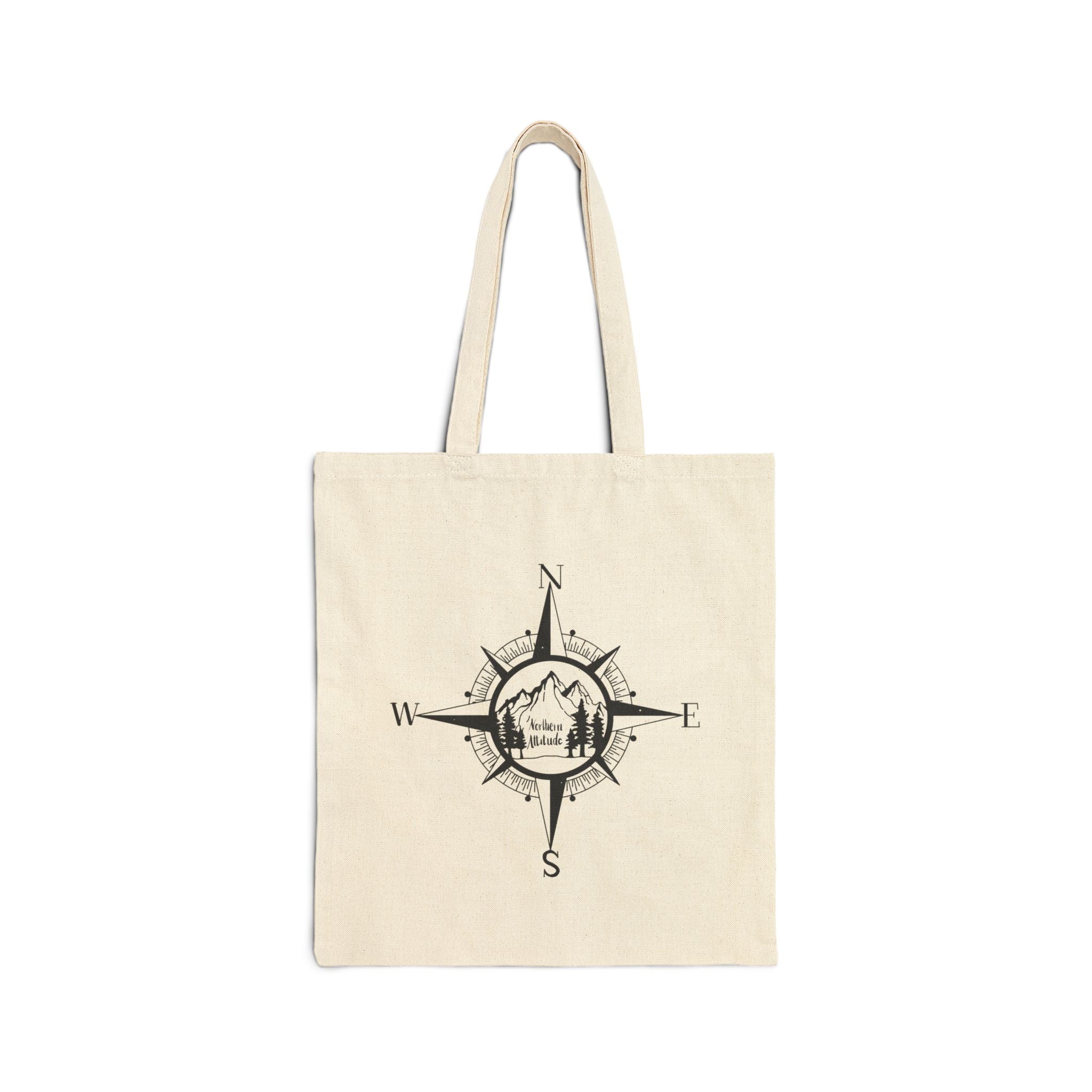 Northern Attitude Compass Rose Music Tote Original Hand Drawn Bag