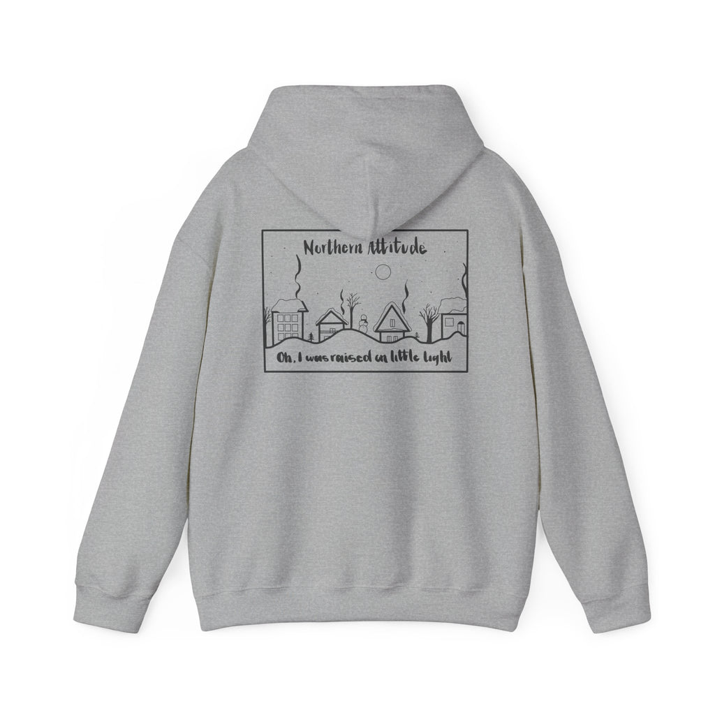 Northern Attitude New England Funny Humor Hoodie Original Hand Drawn Sweatshirt