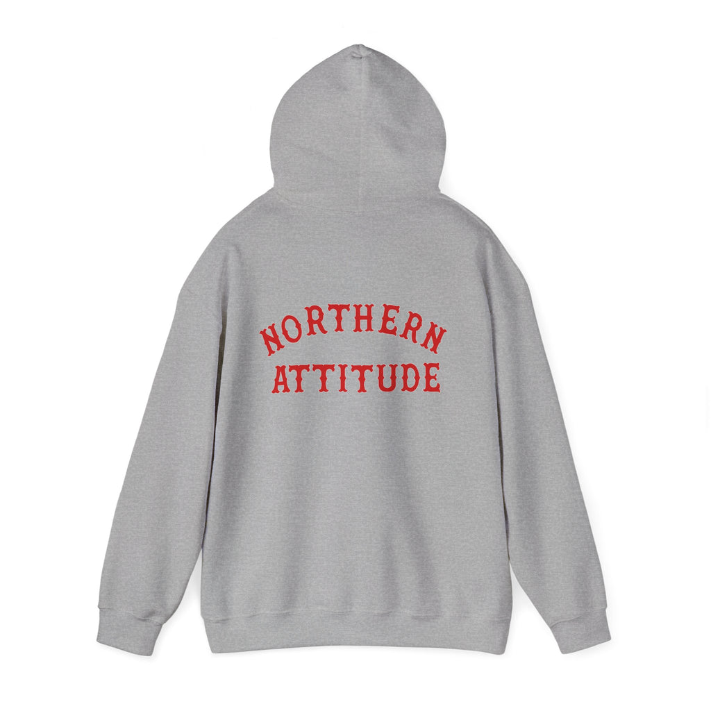 Northern Attitude Fenway New England Funny Humor Double-Sided Adult Hoodie Original Hand Drawn Sweatshirt