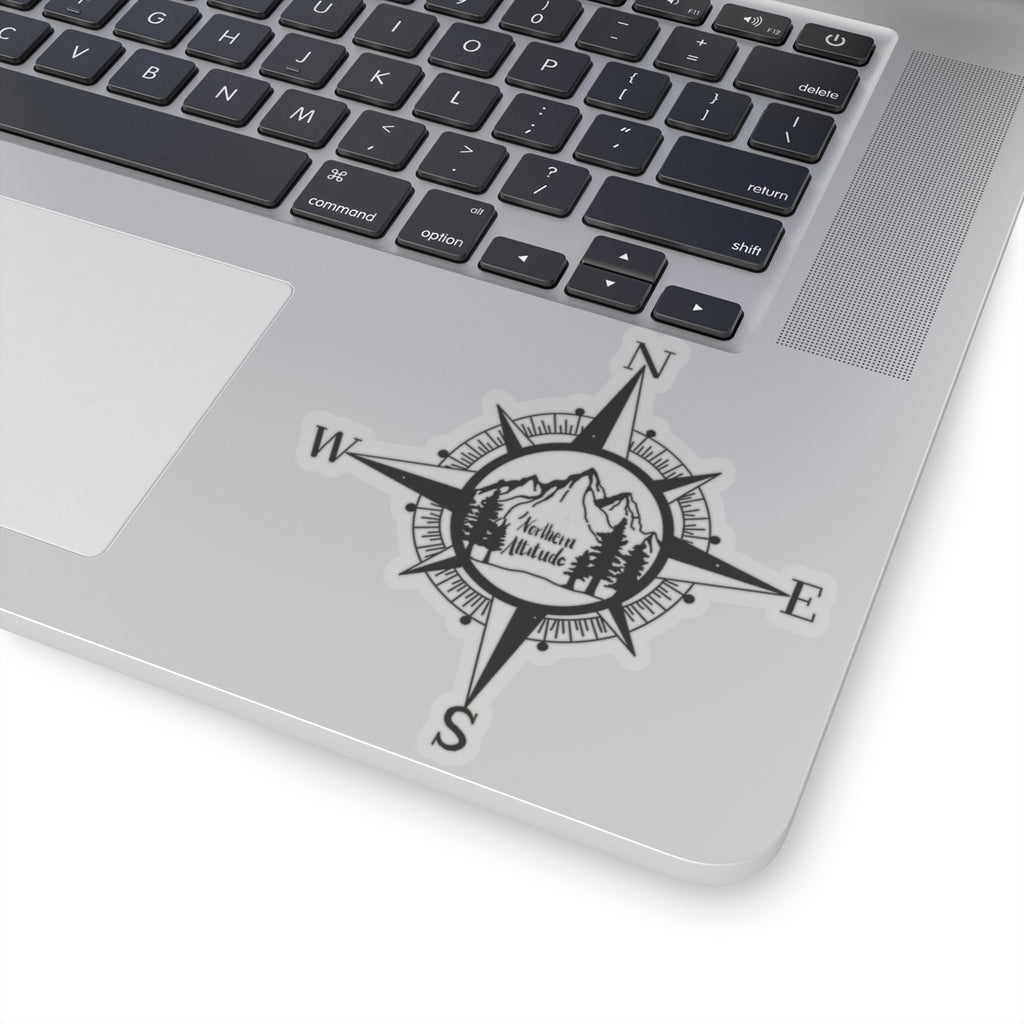 Northern Attitude Compass Rose Music Sticker Original Hand Drawn Decal
