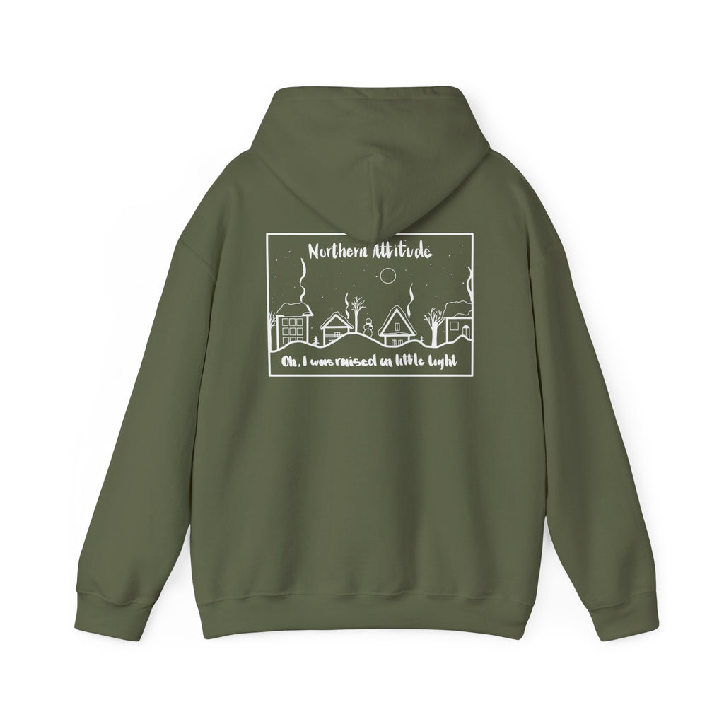 Northern Attitude New England Funny Humor Hoodie Original Hand Drawn Sweatshirt