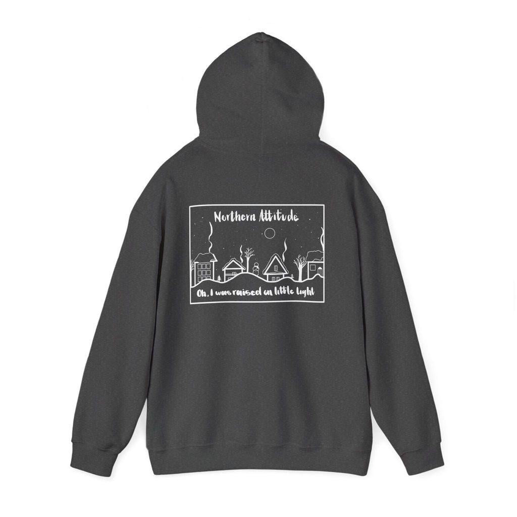 Northern Attitude New England Funny Humor Hoodie Original Hand Drawn Sweatshirt