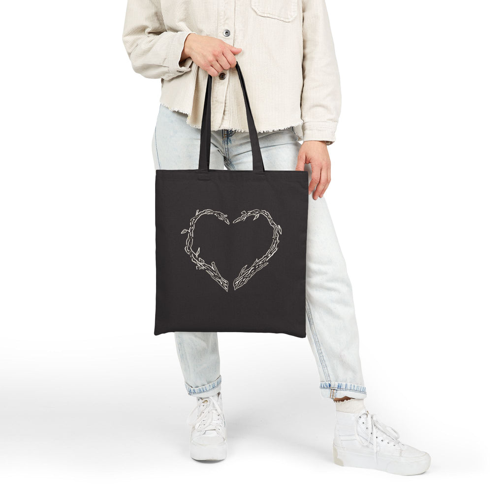 Heart of Sticks Tote Original Hand Drawn Bag