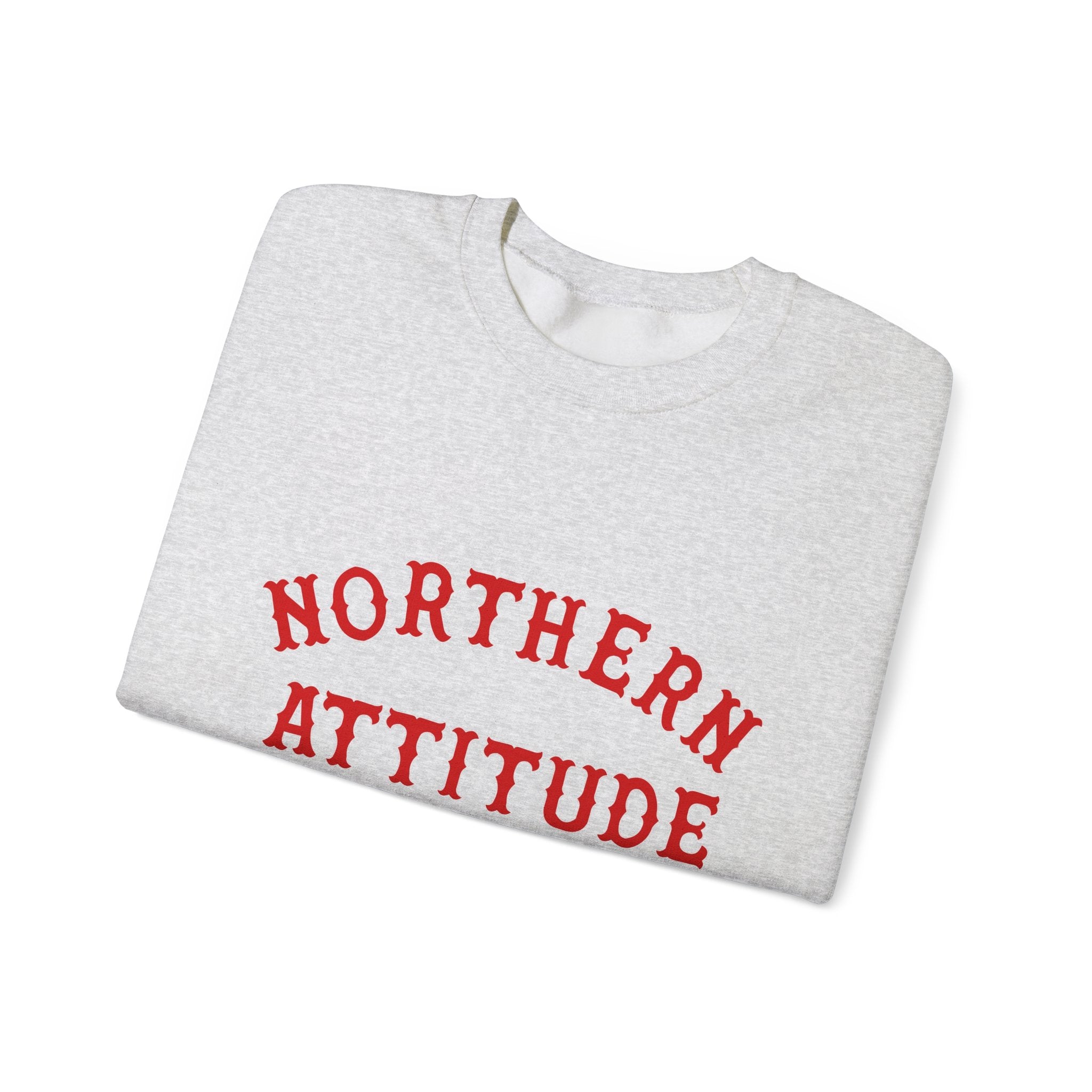 Northerner's Attitude New England Funny Humor Crewneck Original Hand Drawn Sweatshirt