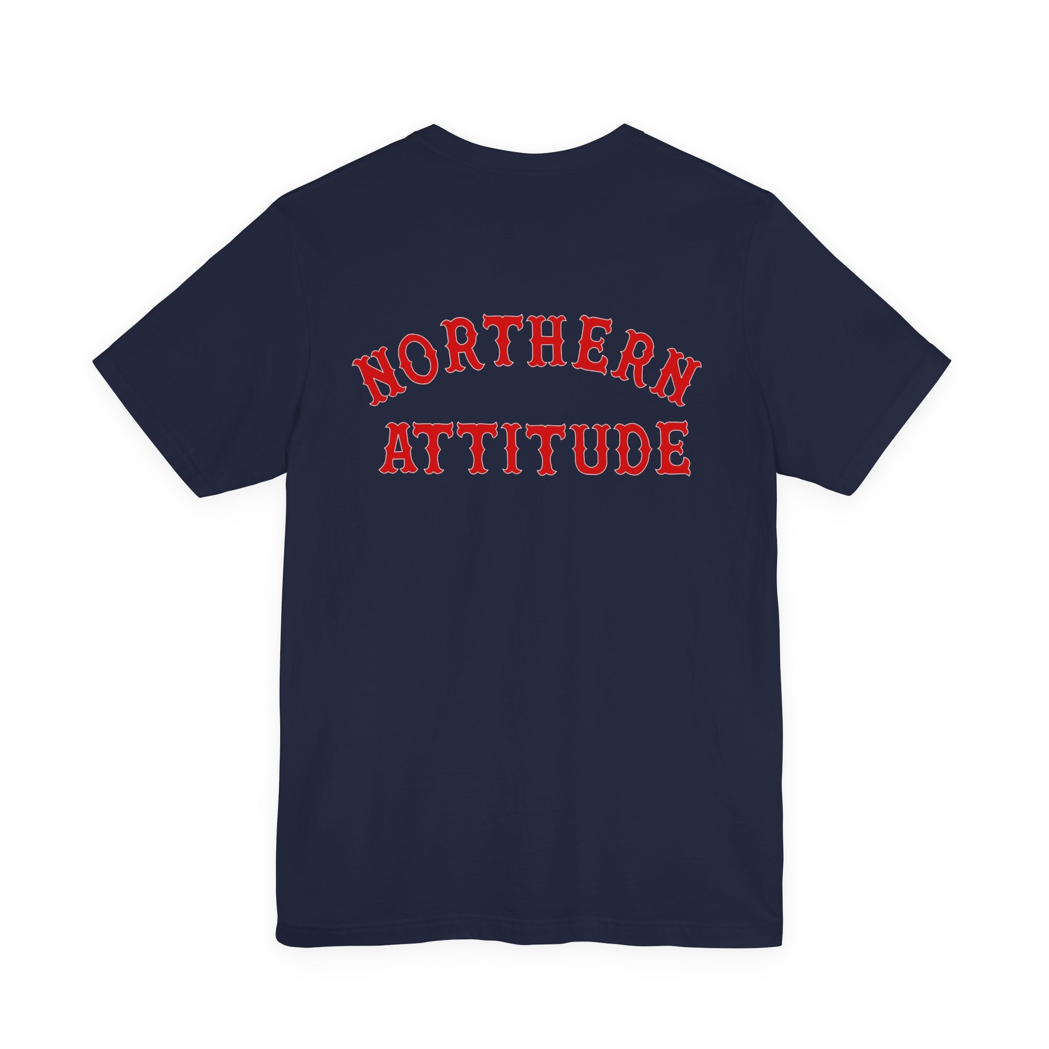 Northern Attitude Fenway New England Funny Humor Double-Sided Tee Original Hand Drawn Tshort