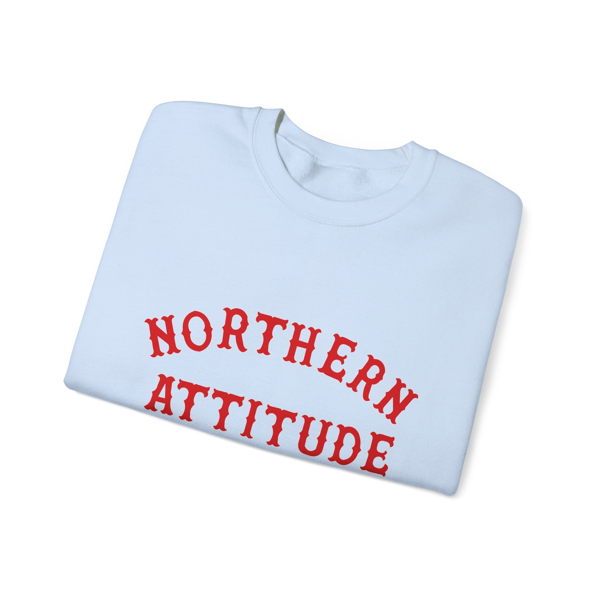 Northerner's Attitude New England Funny Humor Crewneck Original Hand Drawn Sweatshirt