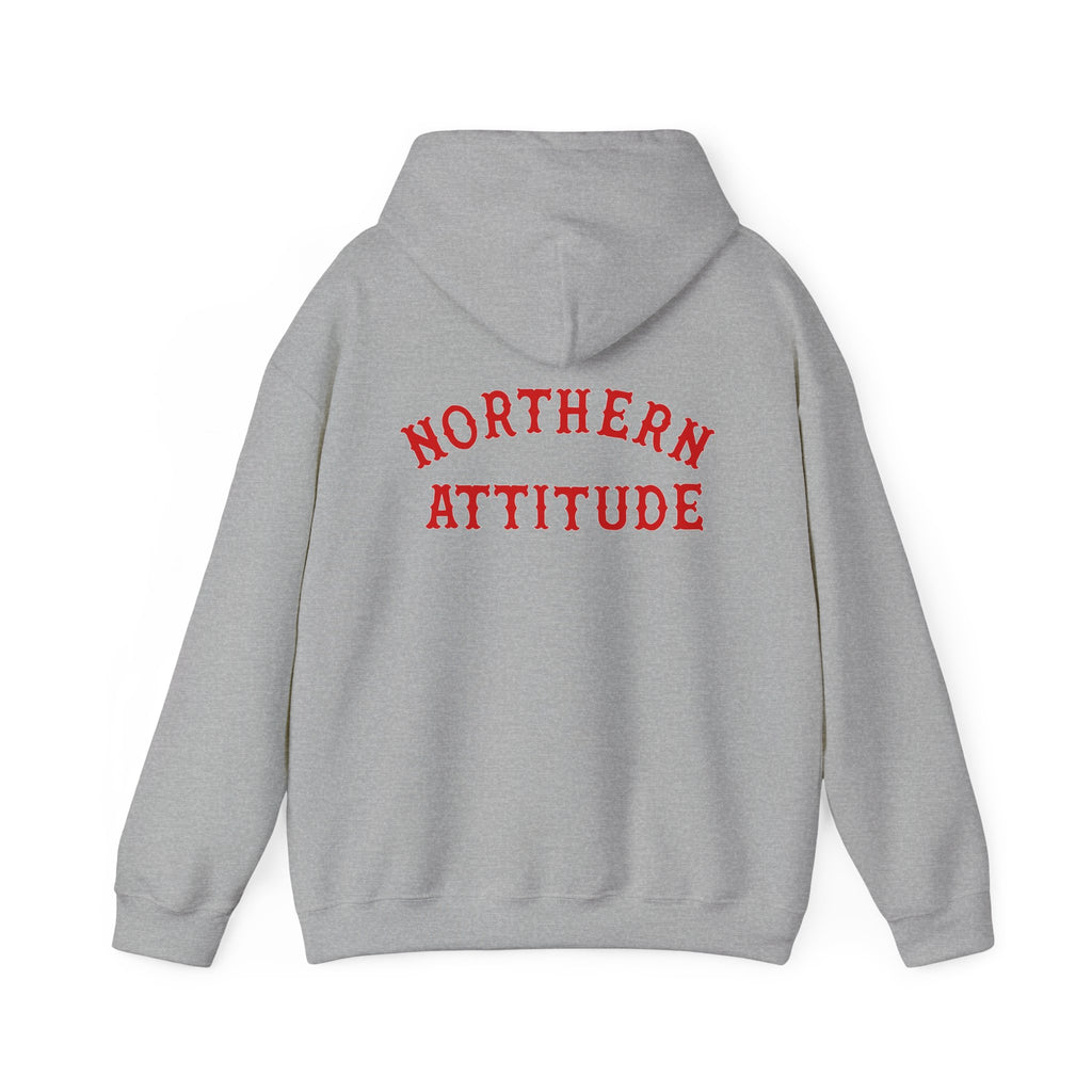 Northern Attitude Fenway New England Funny Humor Double-Sided Adult Hoodie Original Hand Drawn Sweatshirt