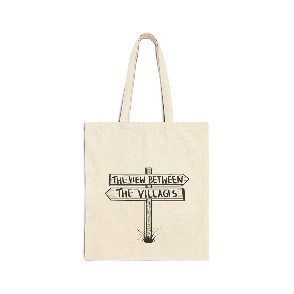 The View Bet The Villages Road Sign Tote Original Hand Drawn Bag