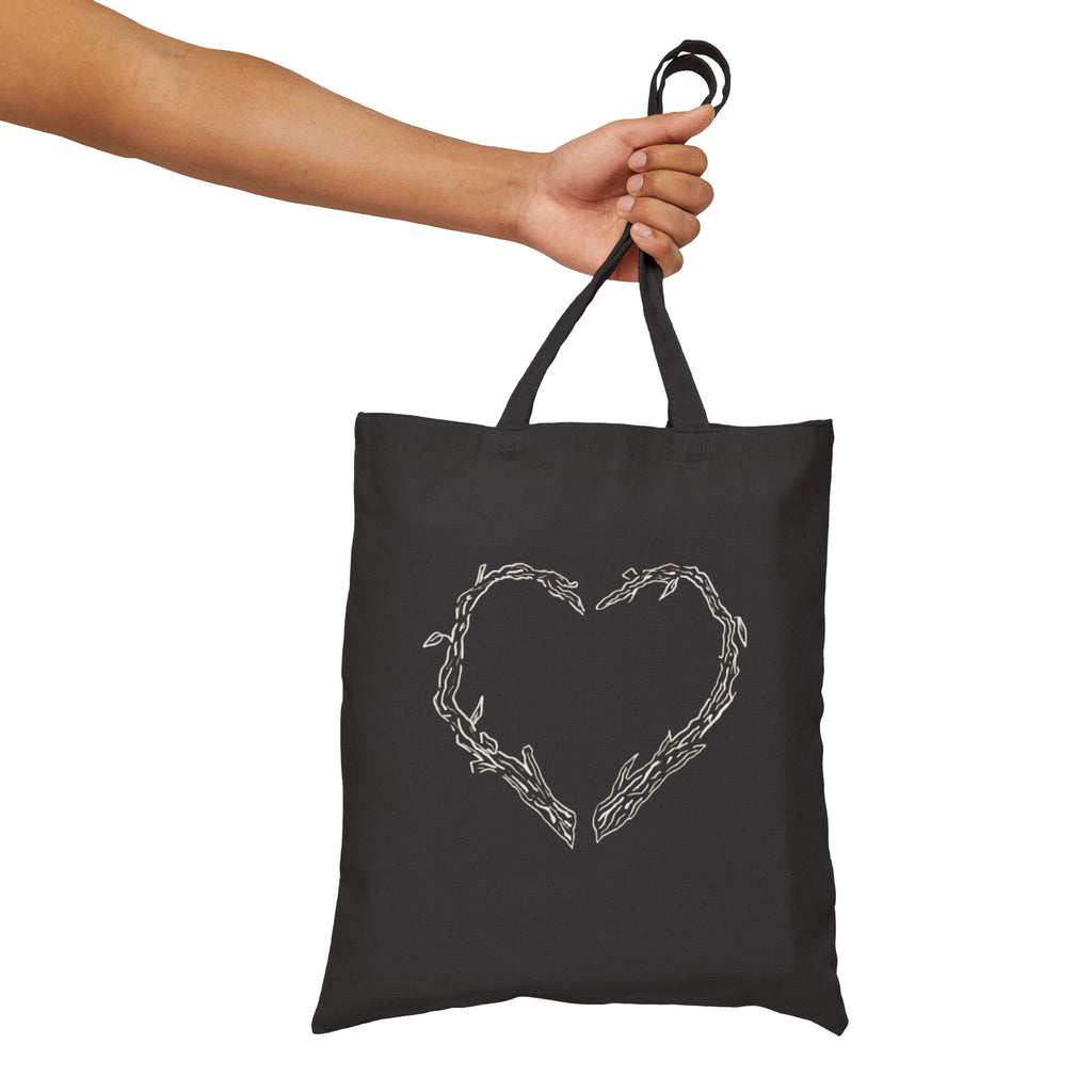 Heart of Sticks Tote Original Hand Drawn Bag