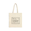 Welcome to Vermont Season of the Sticks Tote Original Hand Drawn Bag