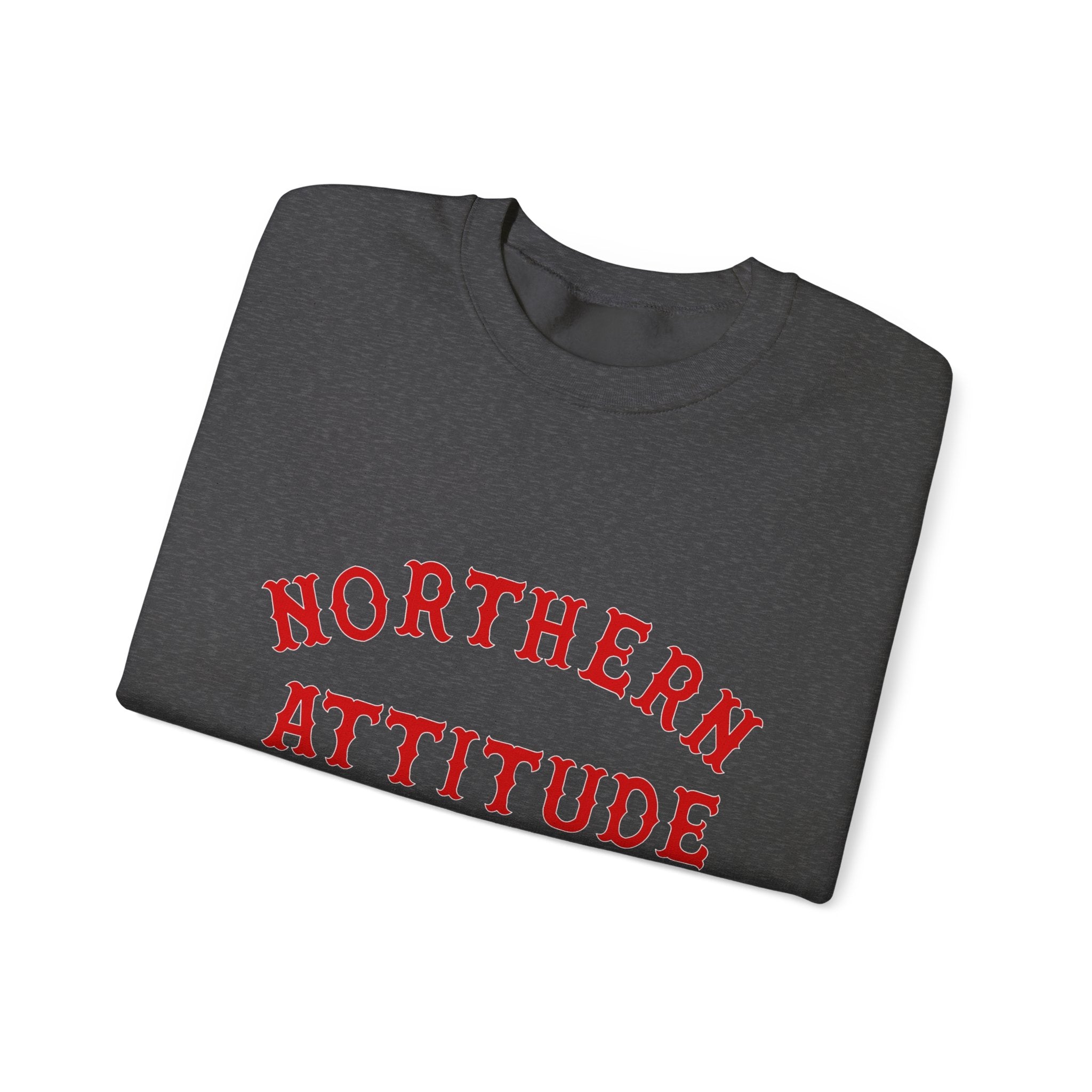 Northerner's Attitude New England Funny Humor Crewneck Original Hand Drawn Sweatshirt