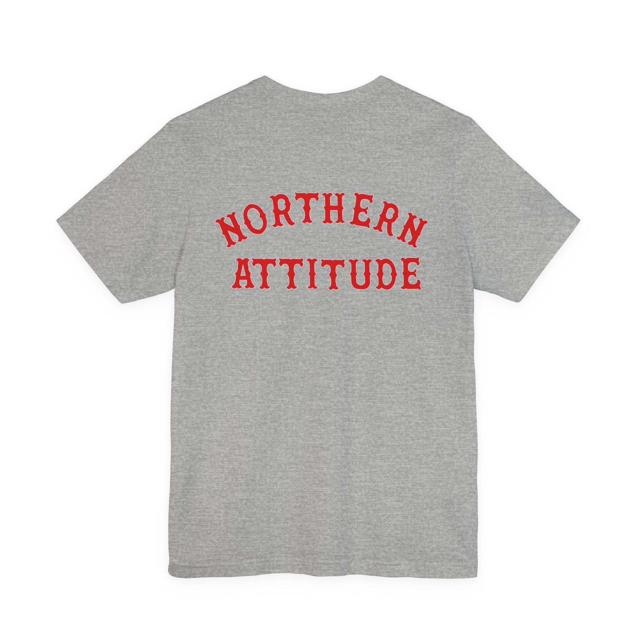 Northern Attitude Fenway New England Funny Humor Double-Sided Tee Original Hand Drawn Tshort