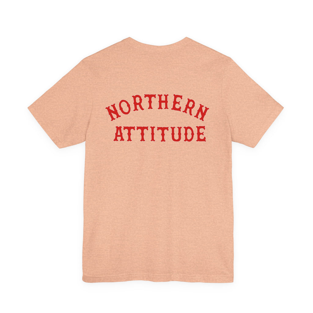 Northern Attitude Fenway New England Funny Humor Double-Sided Tee Original Hand Drawn Tshort