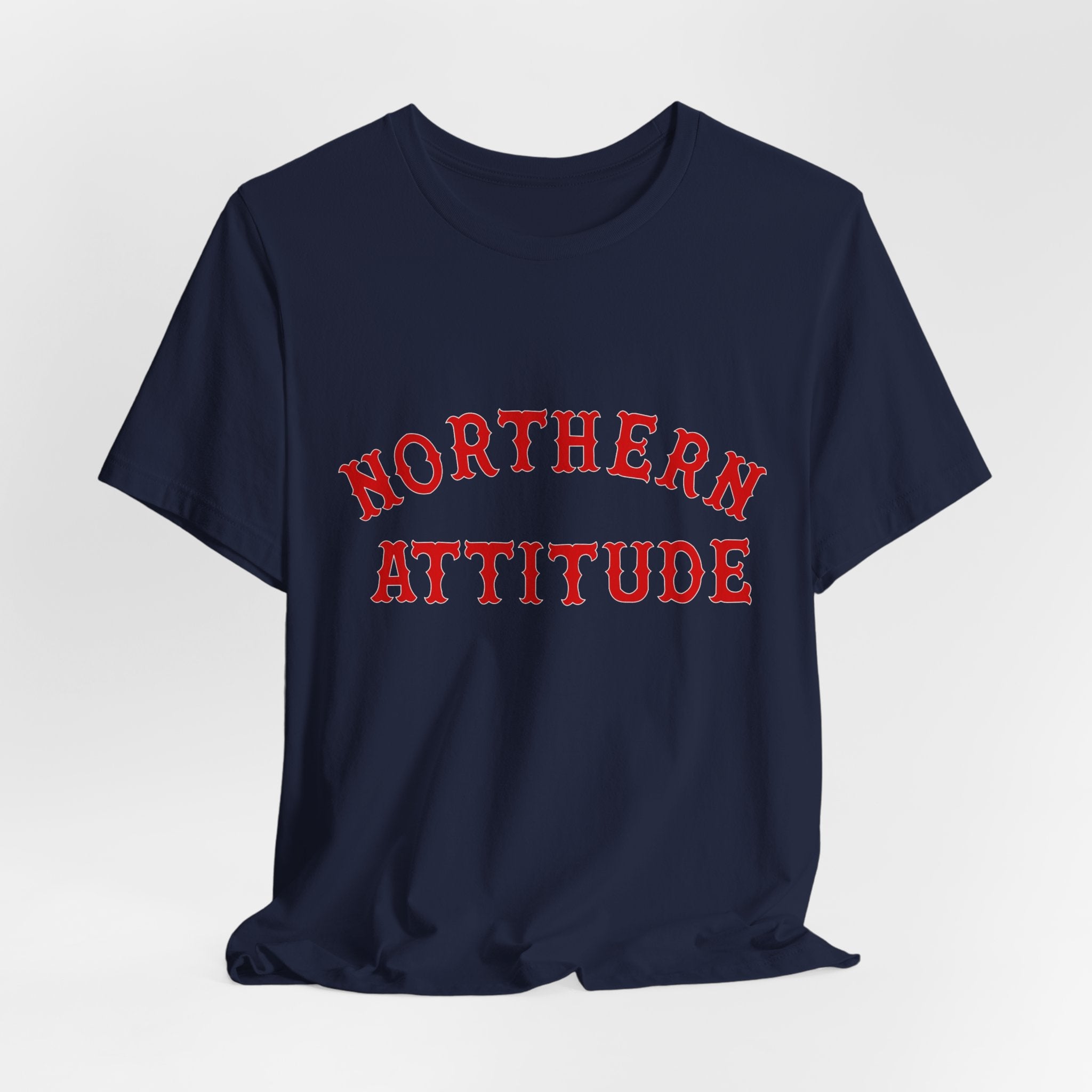 Northerners Attitude - I'm Mean Because I Grew Up in New England Funny Humor Tshirt Original Hand Drawn Tee