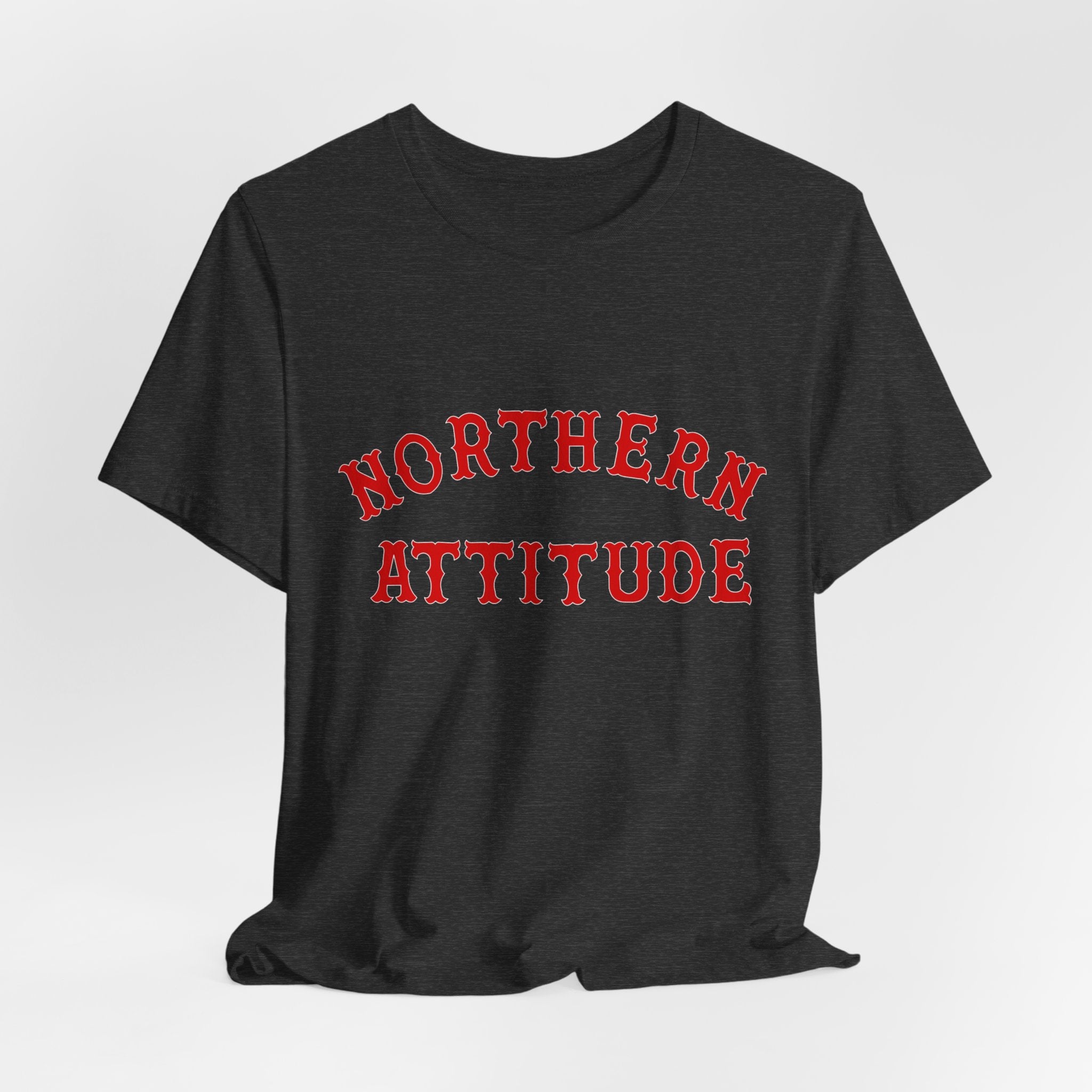 Northerners Attitude - I'm Mean Because I Grew Up in New England Funny Humor Tshirt Original Hand Drawn Tee