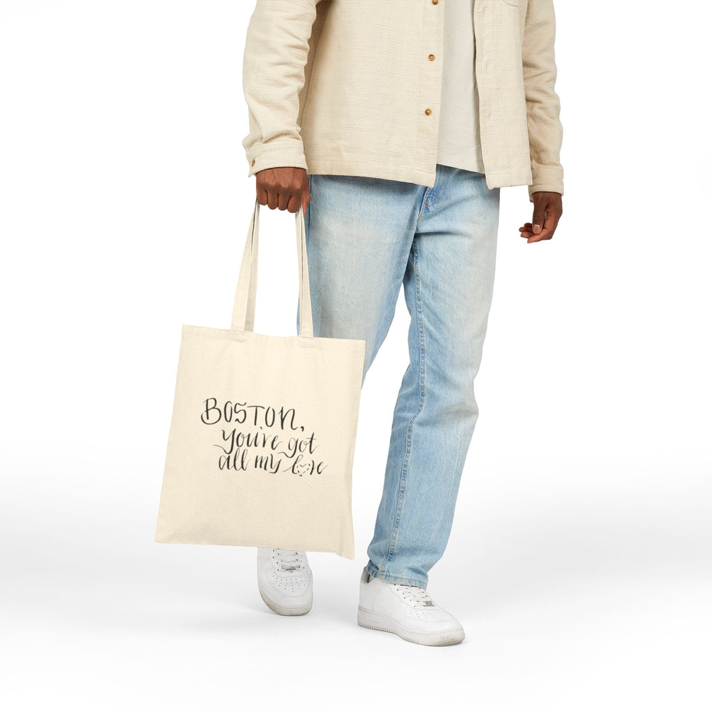 Boston, You've Got All My Love, New England Pride Merch Bag Original Hand Drawn Tote
