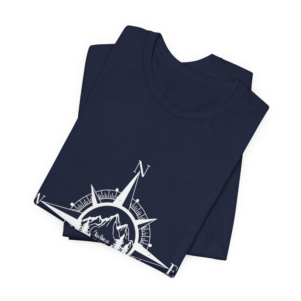 Northern Attitude Compass Rose Music Tee Original Hand Drawn Tshirt