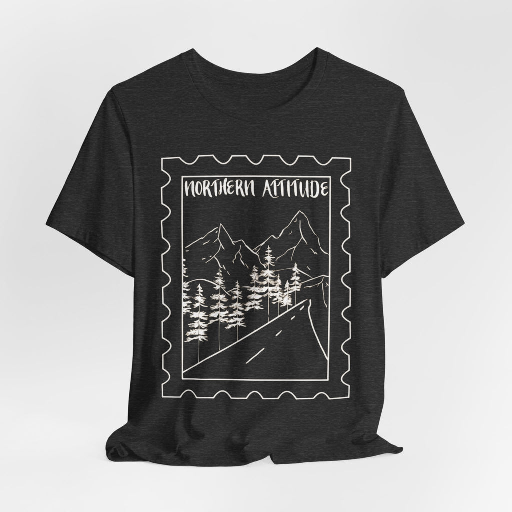 New England Northern Attitude Stamp Merch Unisex Tshirt Original Hand Drawn Tee