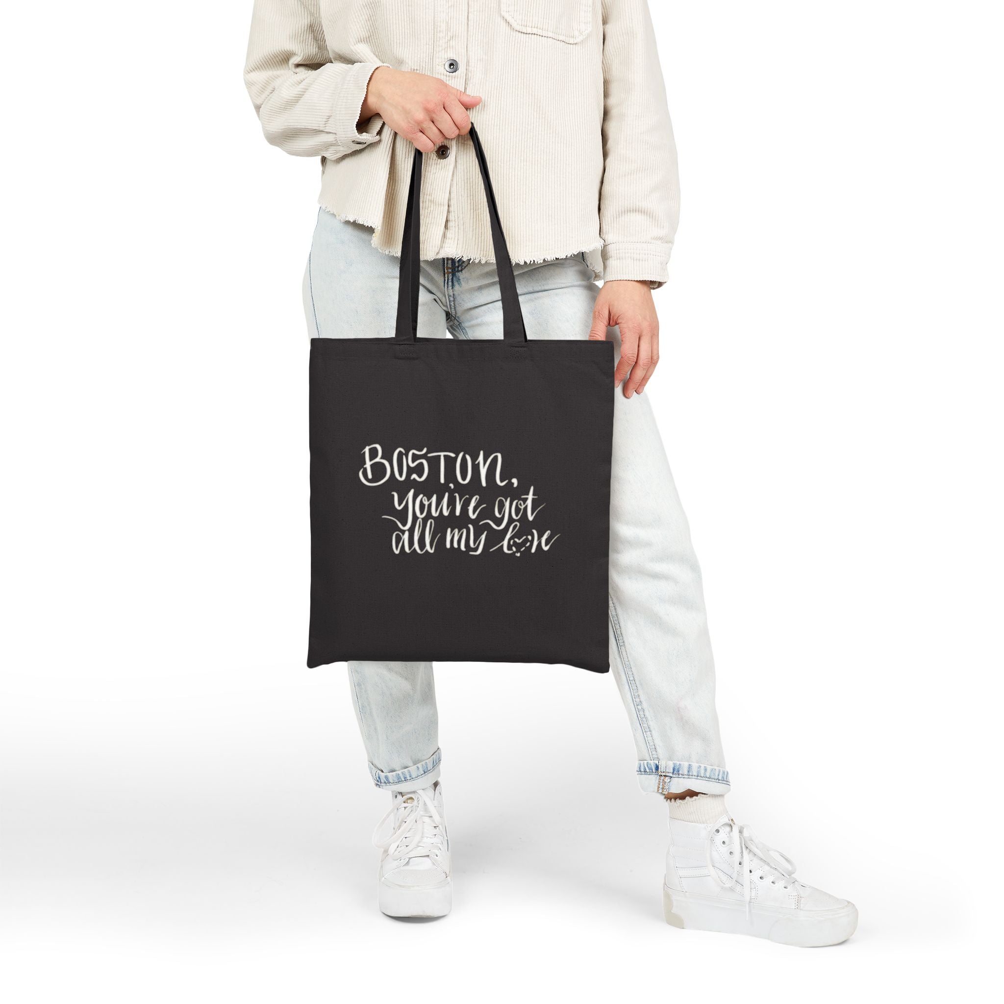 Boston, You've Got All My Love, New England Pride Merch Bag Original Hand Drawn Tote
