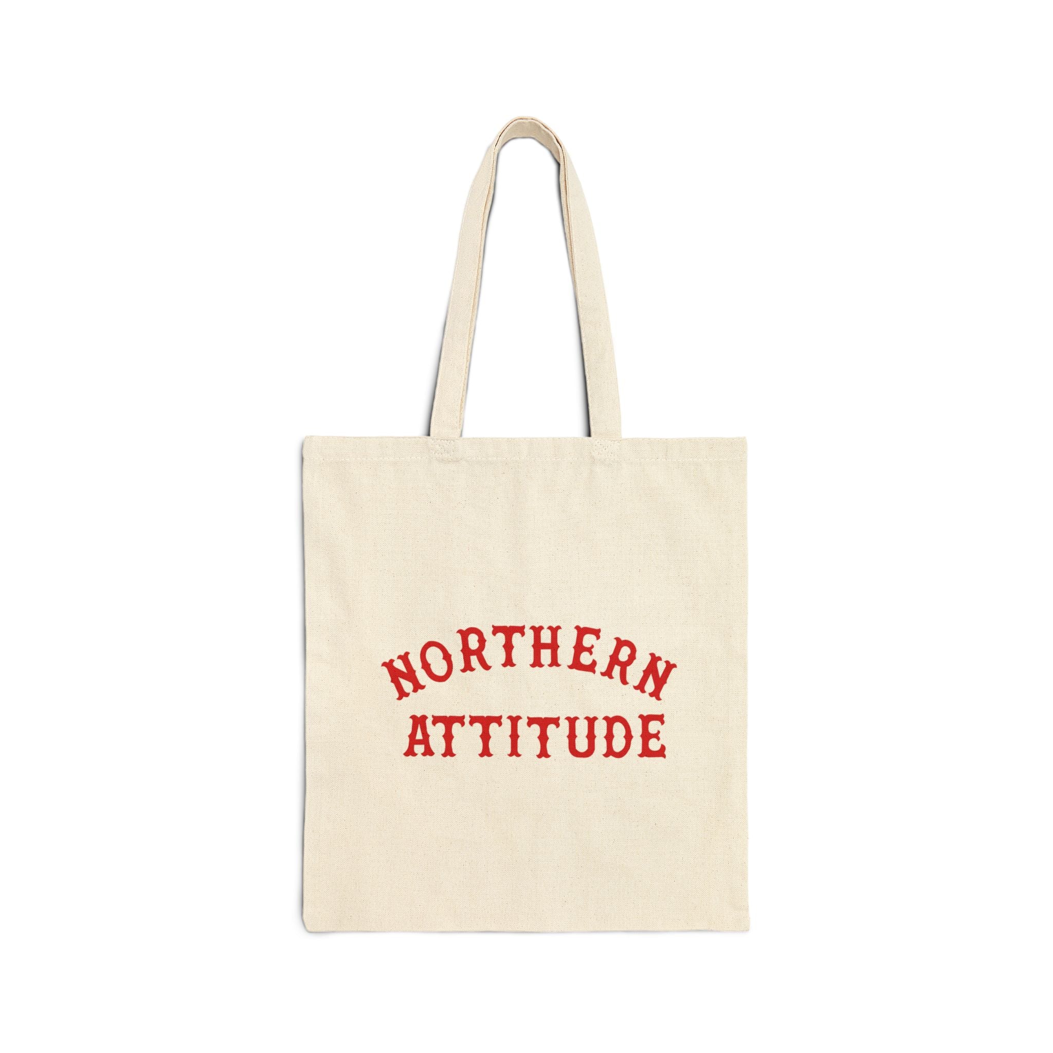 A New Englander's Northern Attitude Tote Original Hand Drawn Bag
