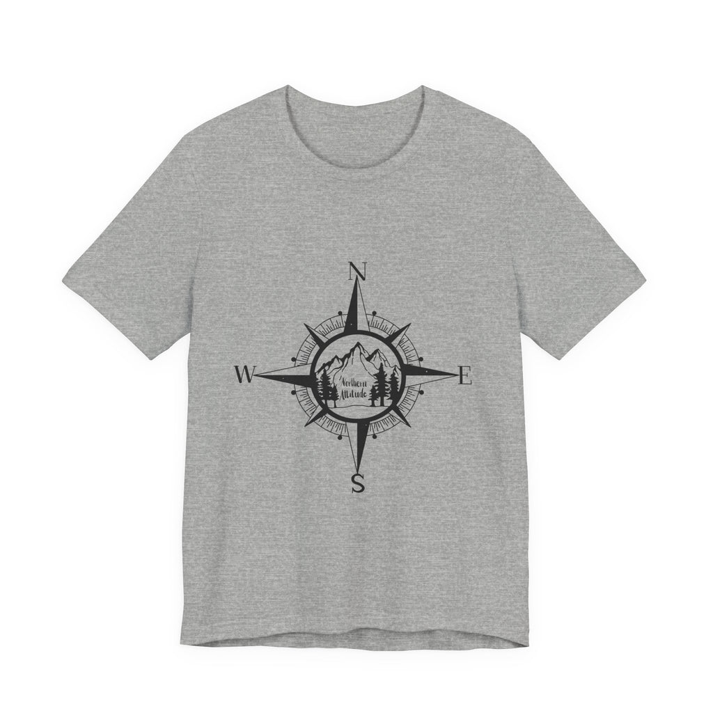 Northern Attitude Compass Rose Music Tee Original Hand Drawn Tshirt