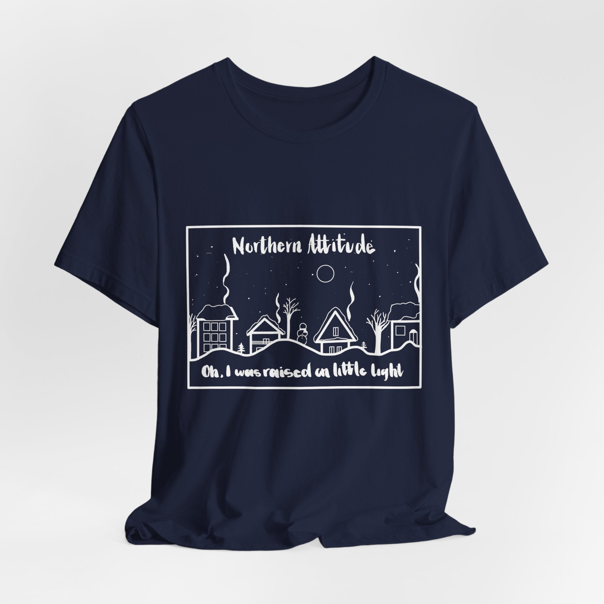 EXPRESS SHIPPING Northern Attitude, NE Inspired Tee Original Hand Drawn Tshirt